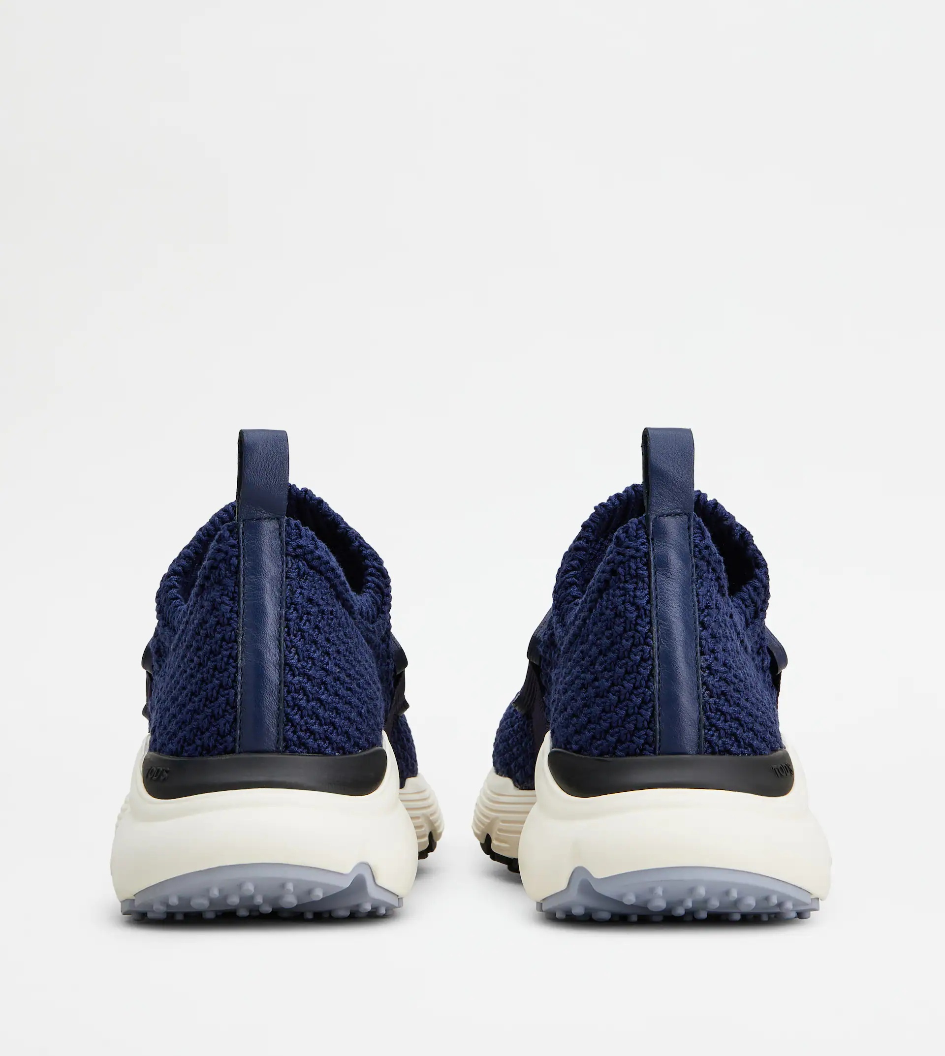 SLIP-ON SNEAKERS IN FABRIC - BLUE - 2