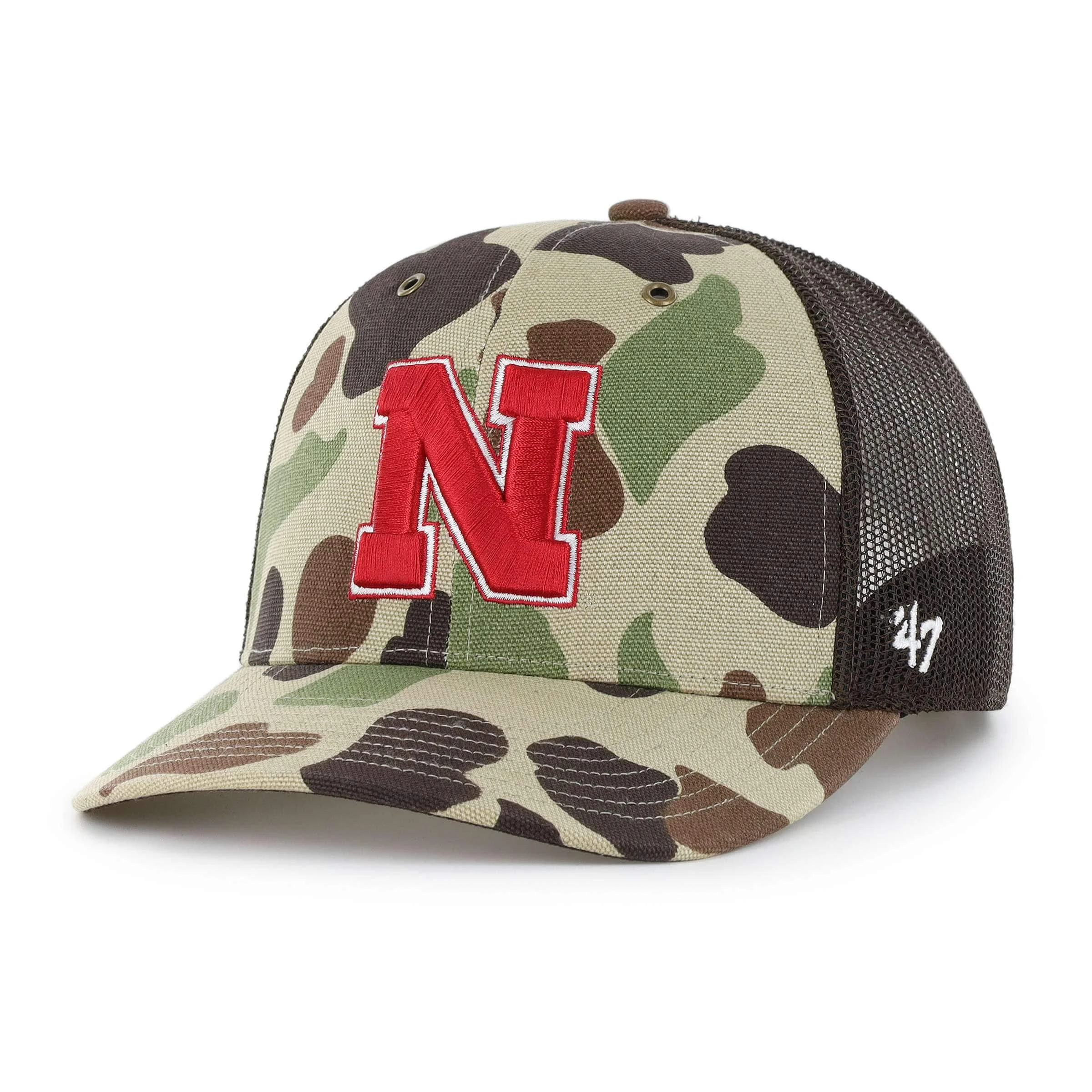 Nebraska Cornhuskers '47 Camo Trucker - 1