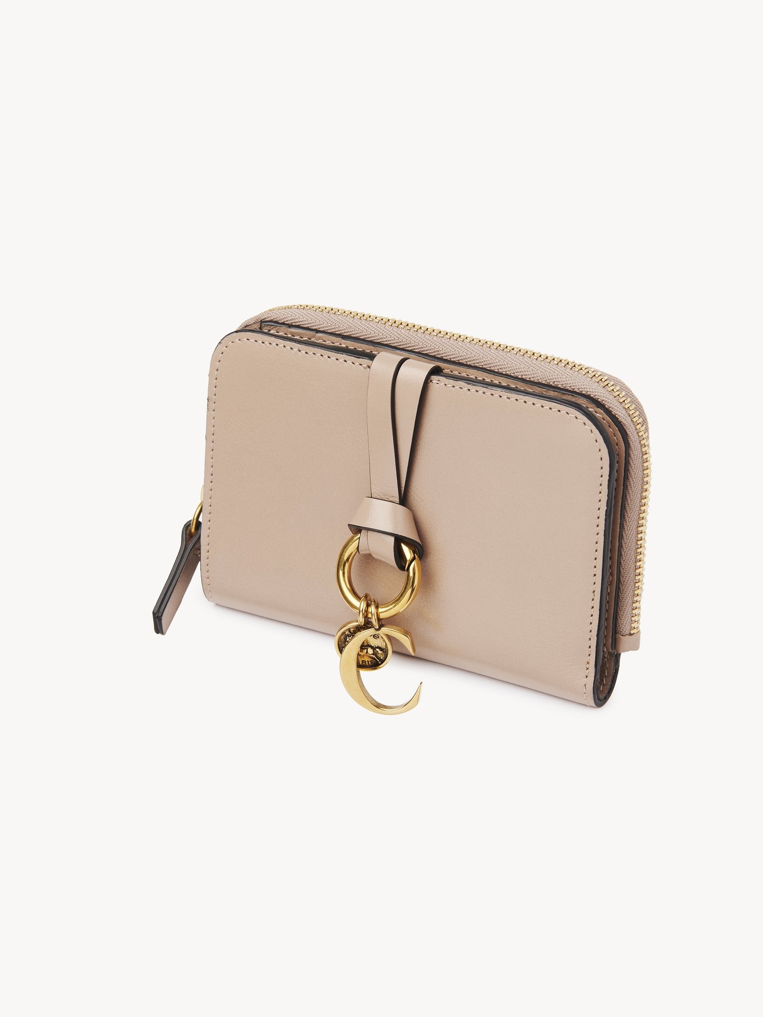 ALPHABET BIFOLD WALLET IN SHINY LEATHER - 2