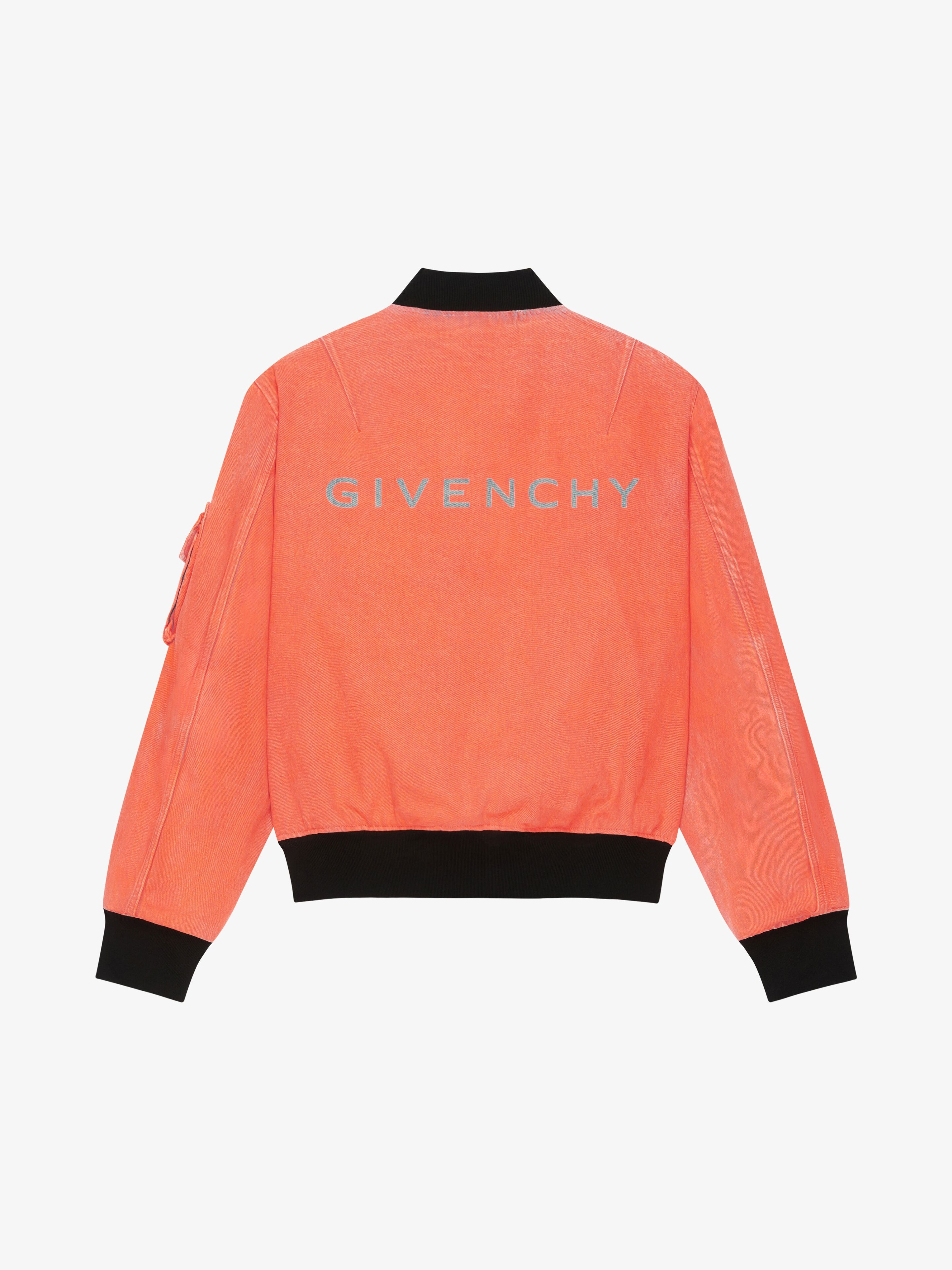 REVERSIBLE BOMBER JACKET IN DENIM - 5