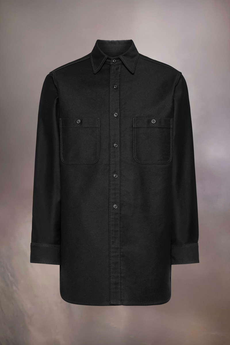 Maison Margiela Satin Cotton Shirt outlook