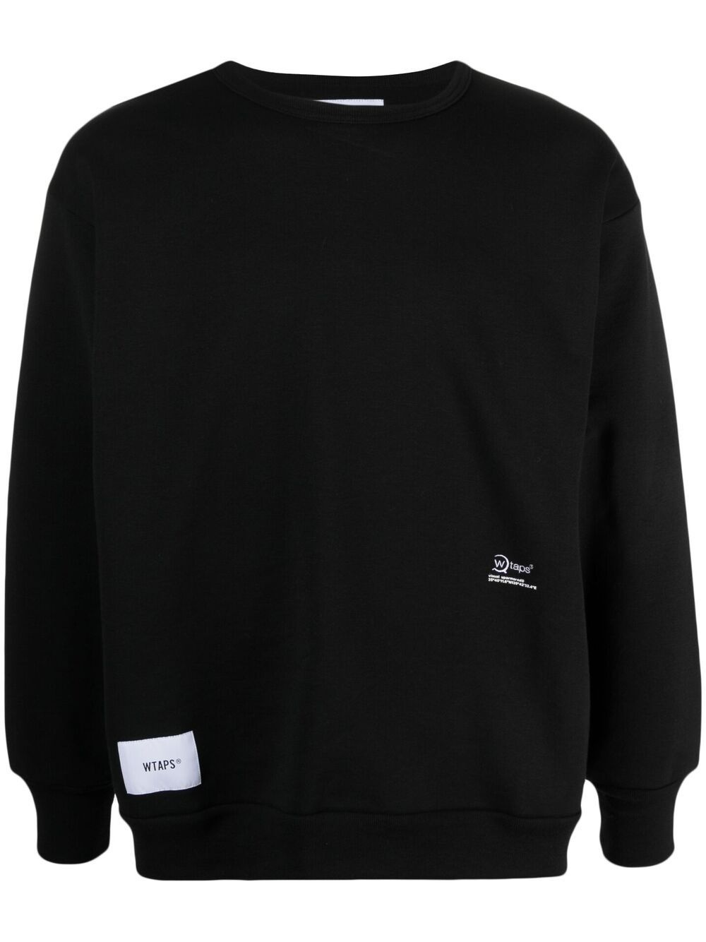 logo patch sweatshirt - 1