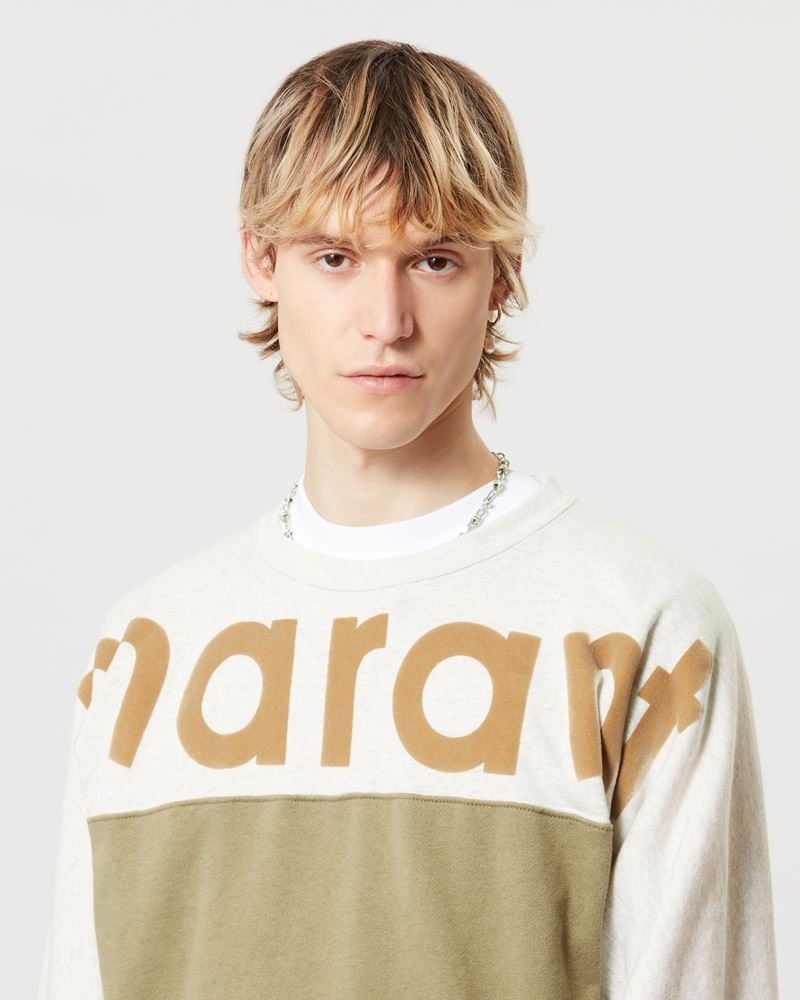★関税込★Isabel Marant★Howley Two Tone Logo Sweatshirt★ Isabel Marant HOWLEY TWO-TONE 