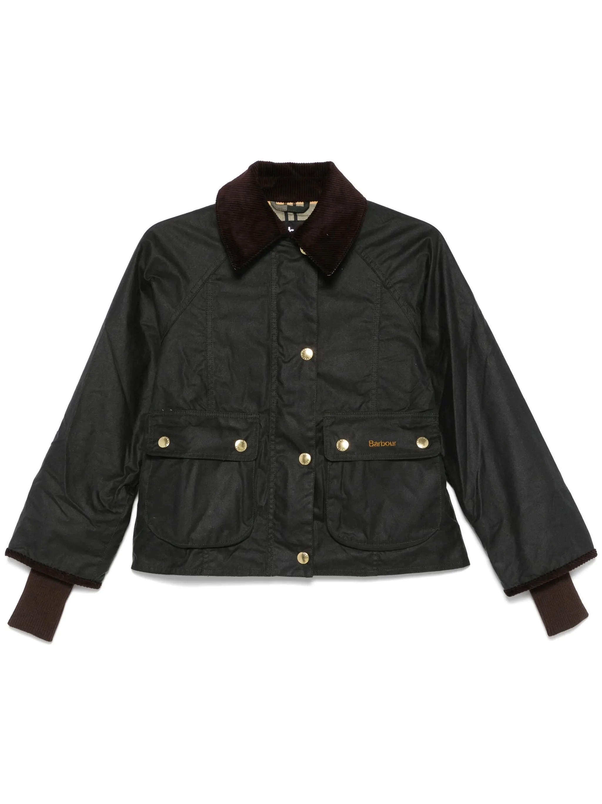 Barbour Beadnell Waxed Cropped Jacket - 1