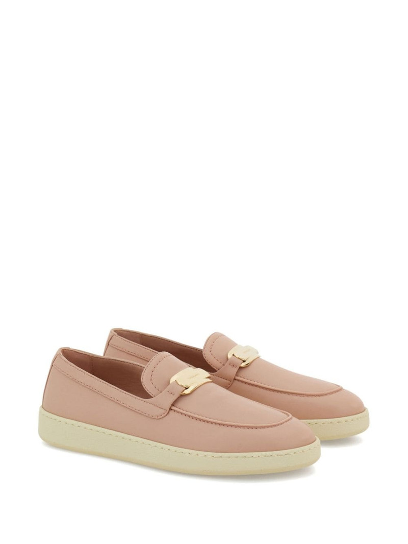 FERRAGAMO New Vara buckle loafers outlook