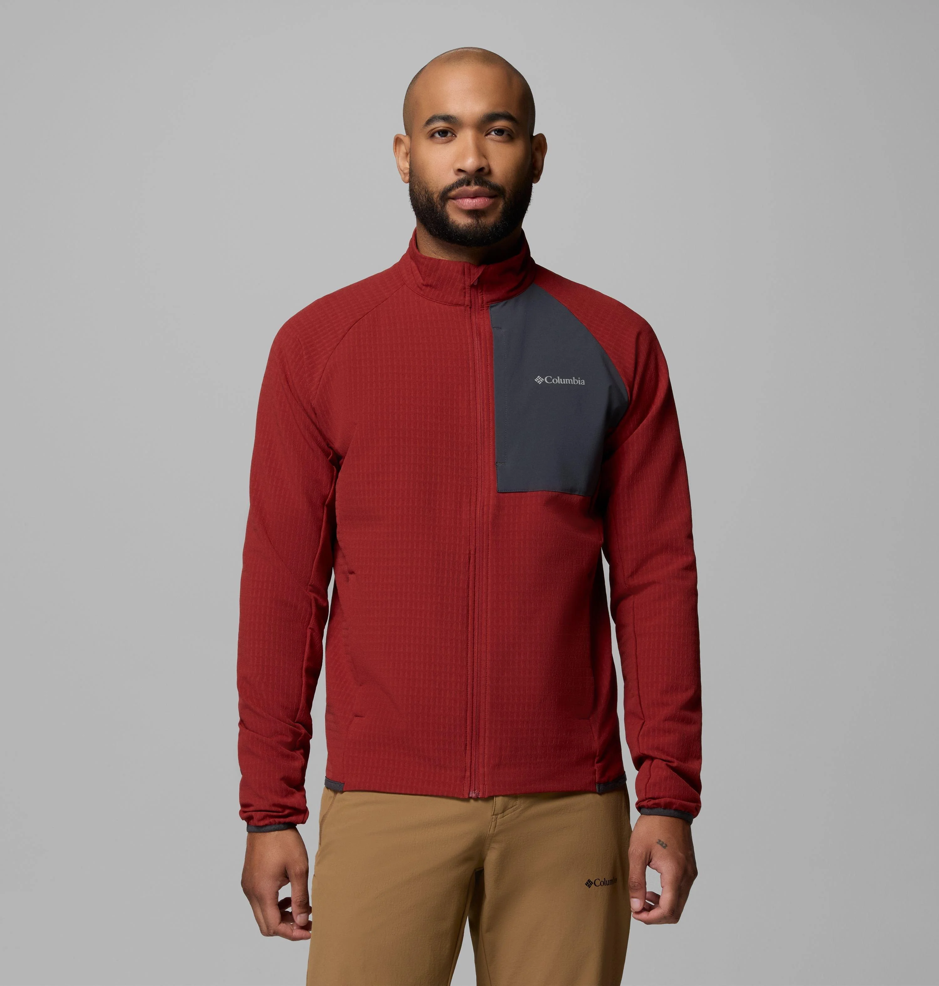 Men's Superior Summit Grid Full Zip Fleece - 1