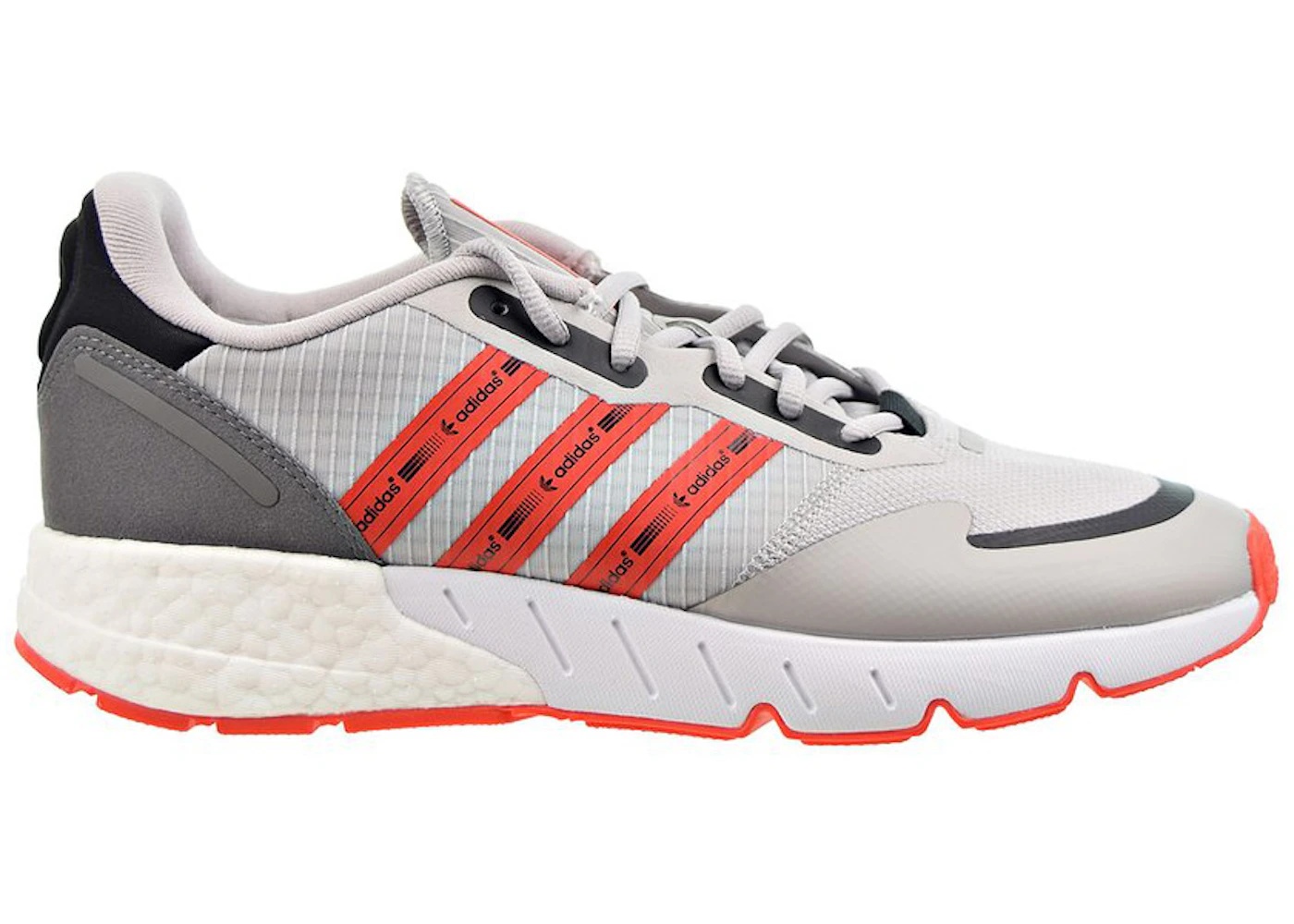 adidas ZX 1K Boost Grey Semi Solar Red - 1