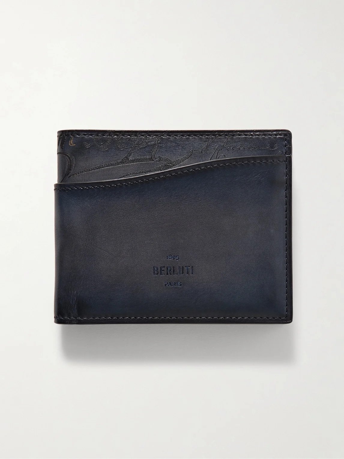 Makore Neo Scritto Venezia Leather Billfold Wallet - 1