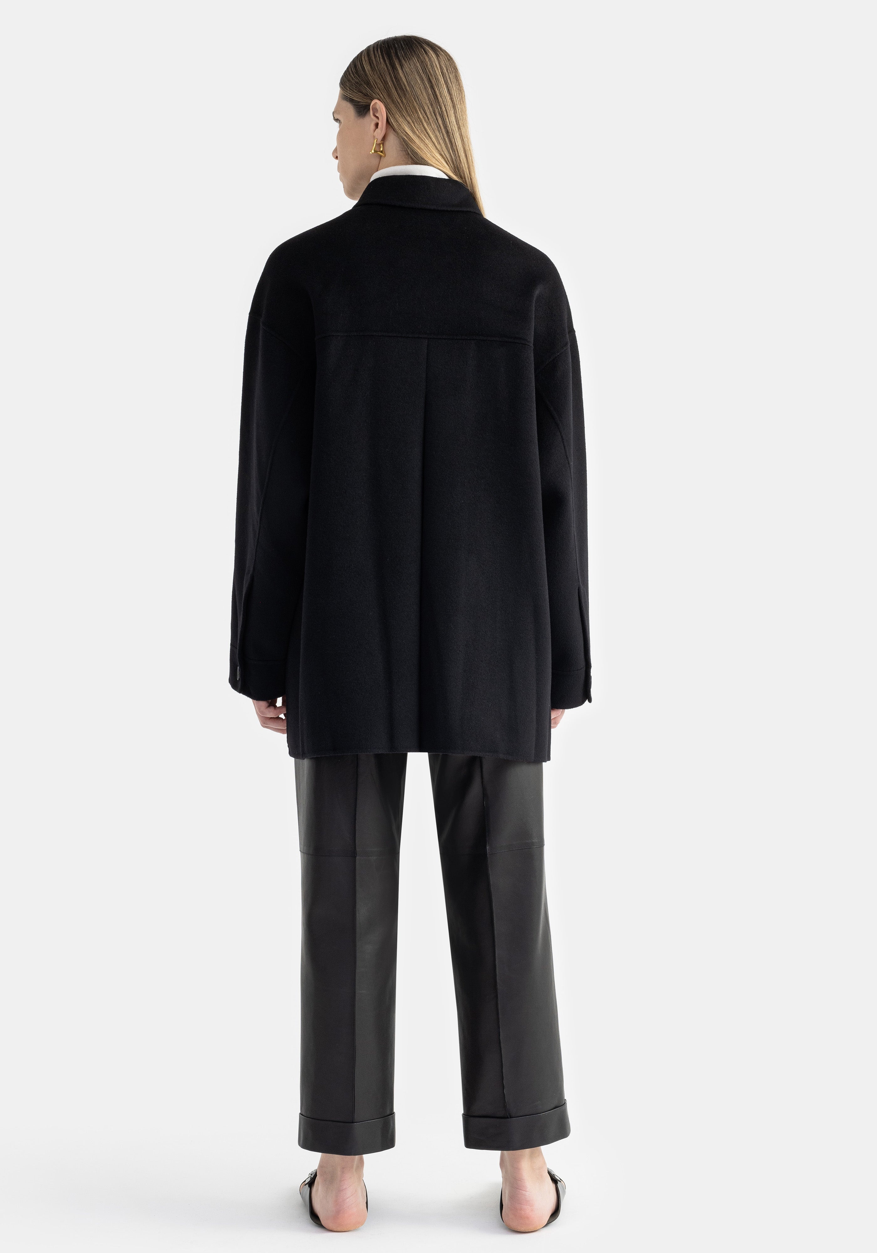 CRANE
Silk blend coat - 4