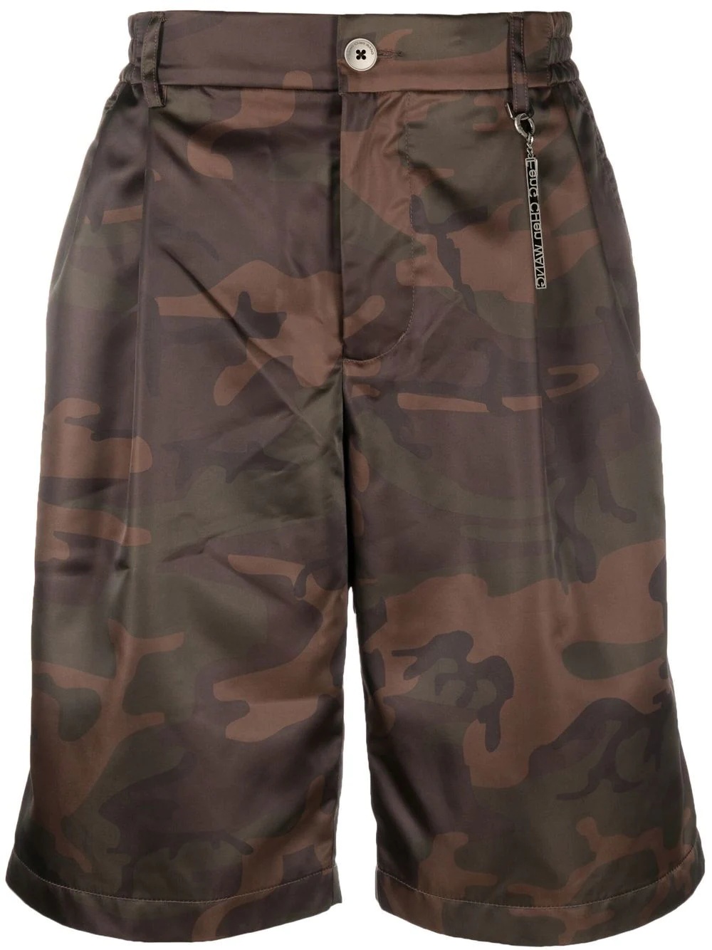 camouflage knee-length shorts - 1