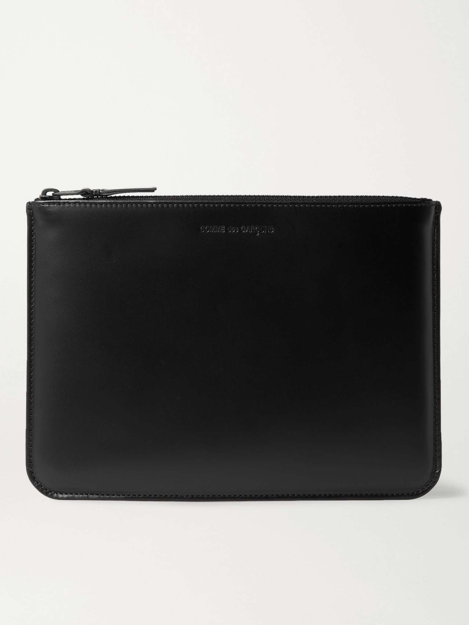 Logo-Debossed Leather Pouch - 1