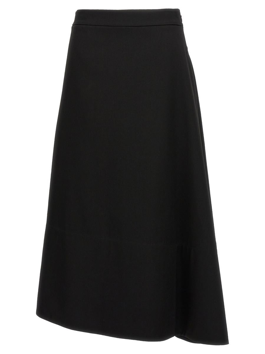 JIL SANDER ASYMMETRICAL SKIRT - 1