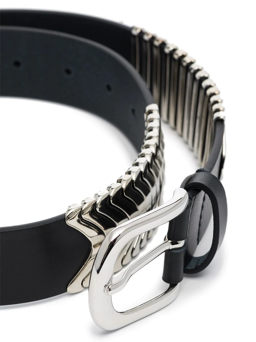 buckled adjustable belt - 3