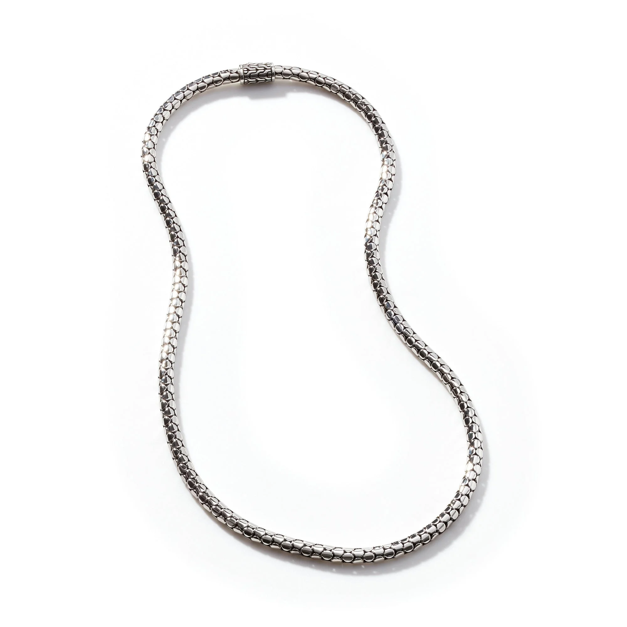 Dot Chain Necklace, Sterling Silver - 1