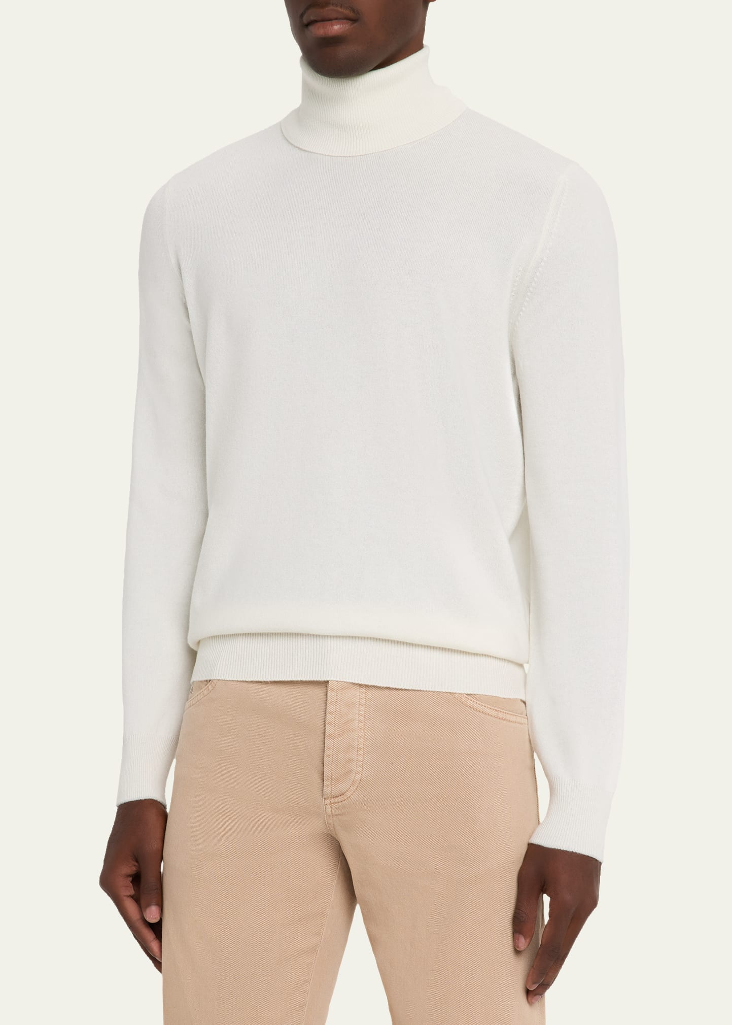 Men's Cashmere Turtleneck Sweater - 4