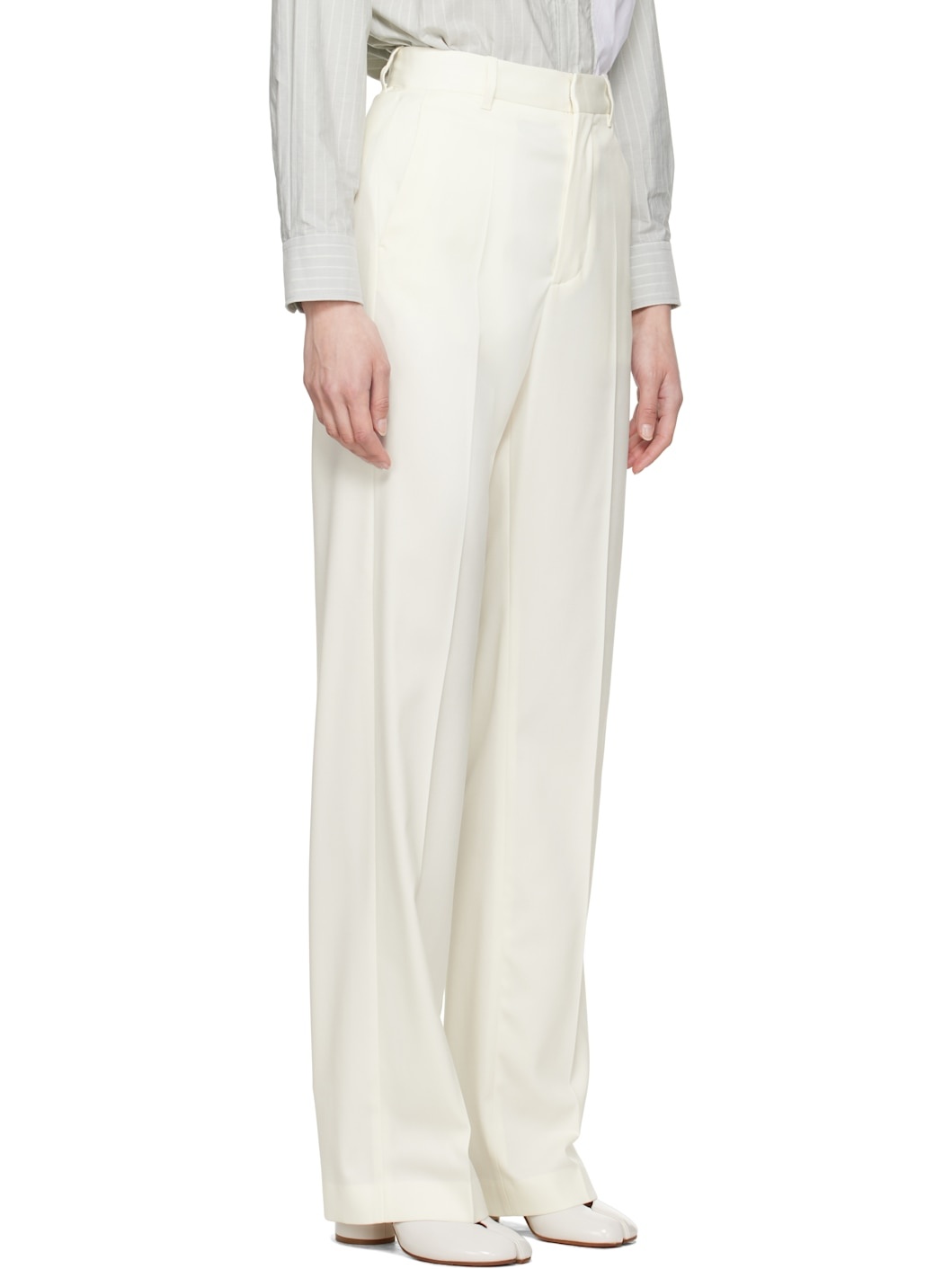 Off-White Tailoring Wool Blend Trousers - 2