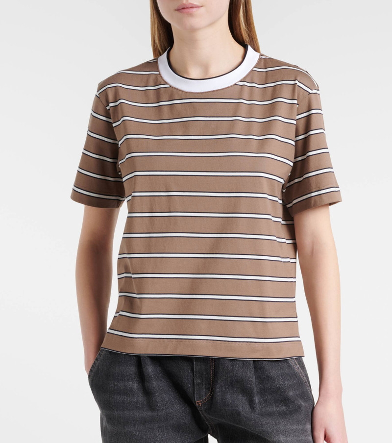 Striped cotton jersey T-shirt 3