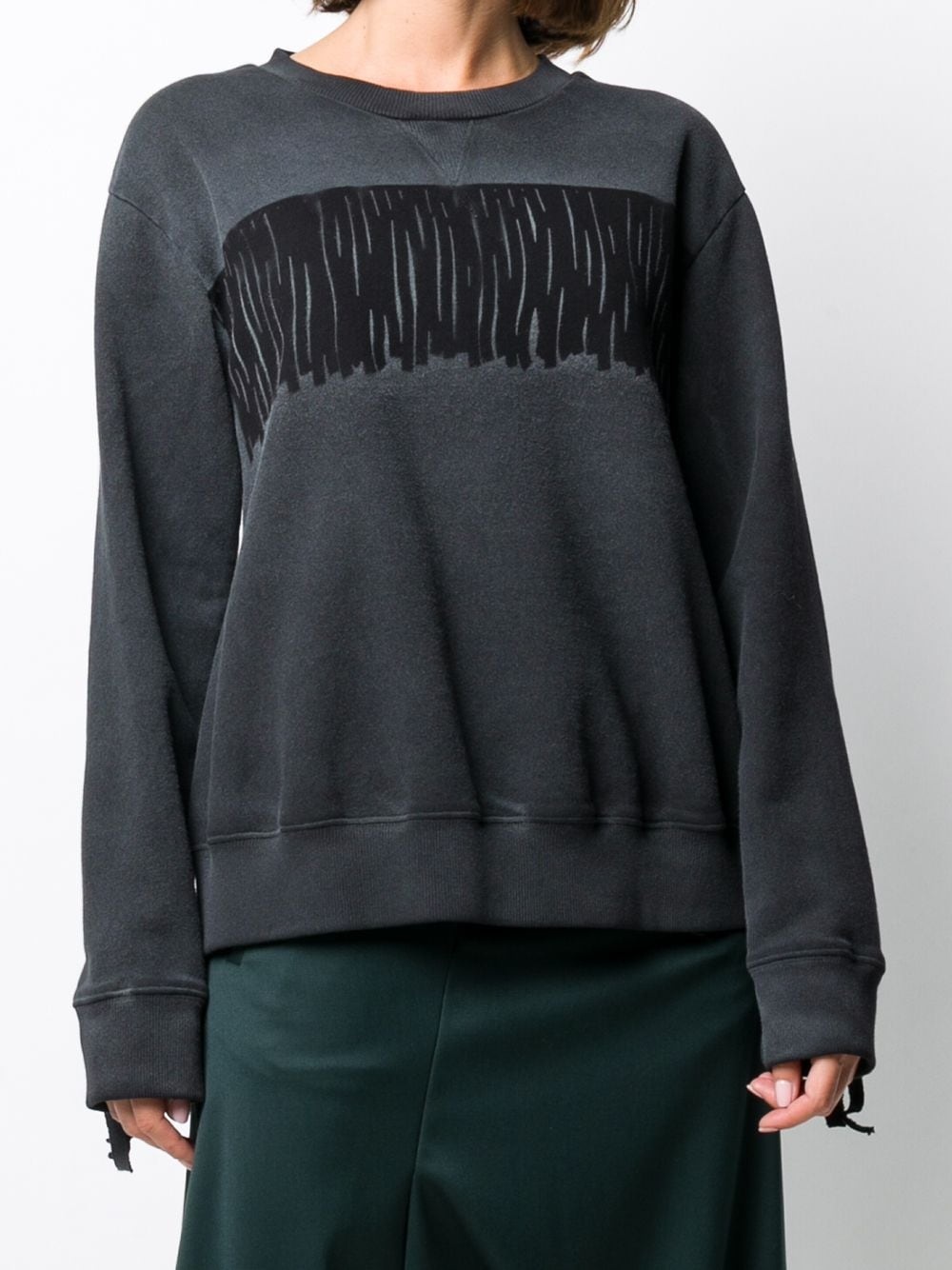 fringed sweatshirt - 3