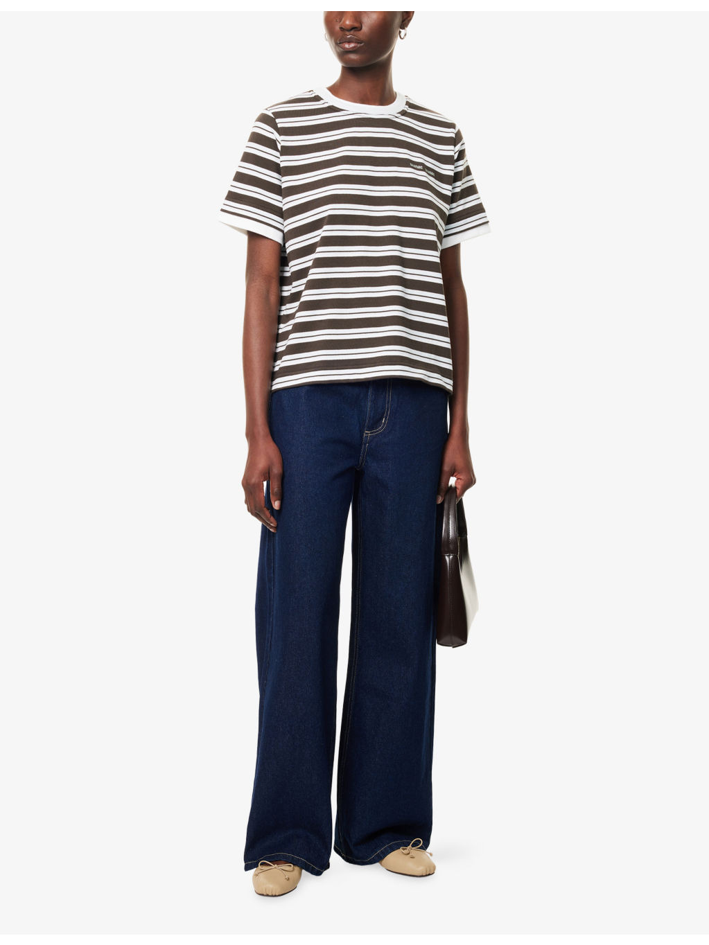 Sacamina Striped Cotton-Jersey T-shirt - 2