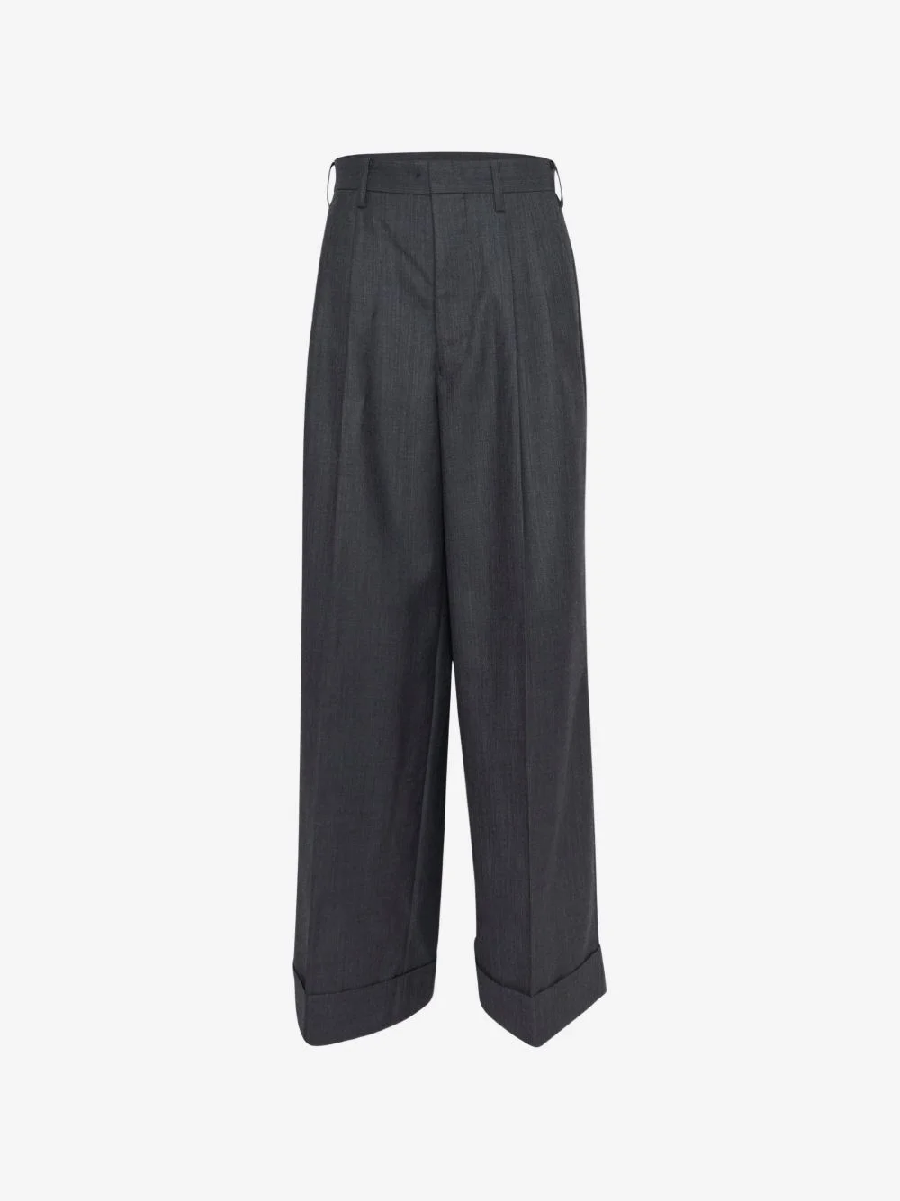 pleated trousers - 1