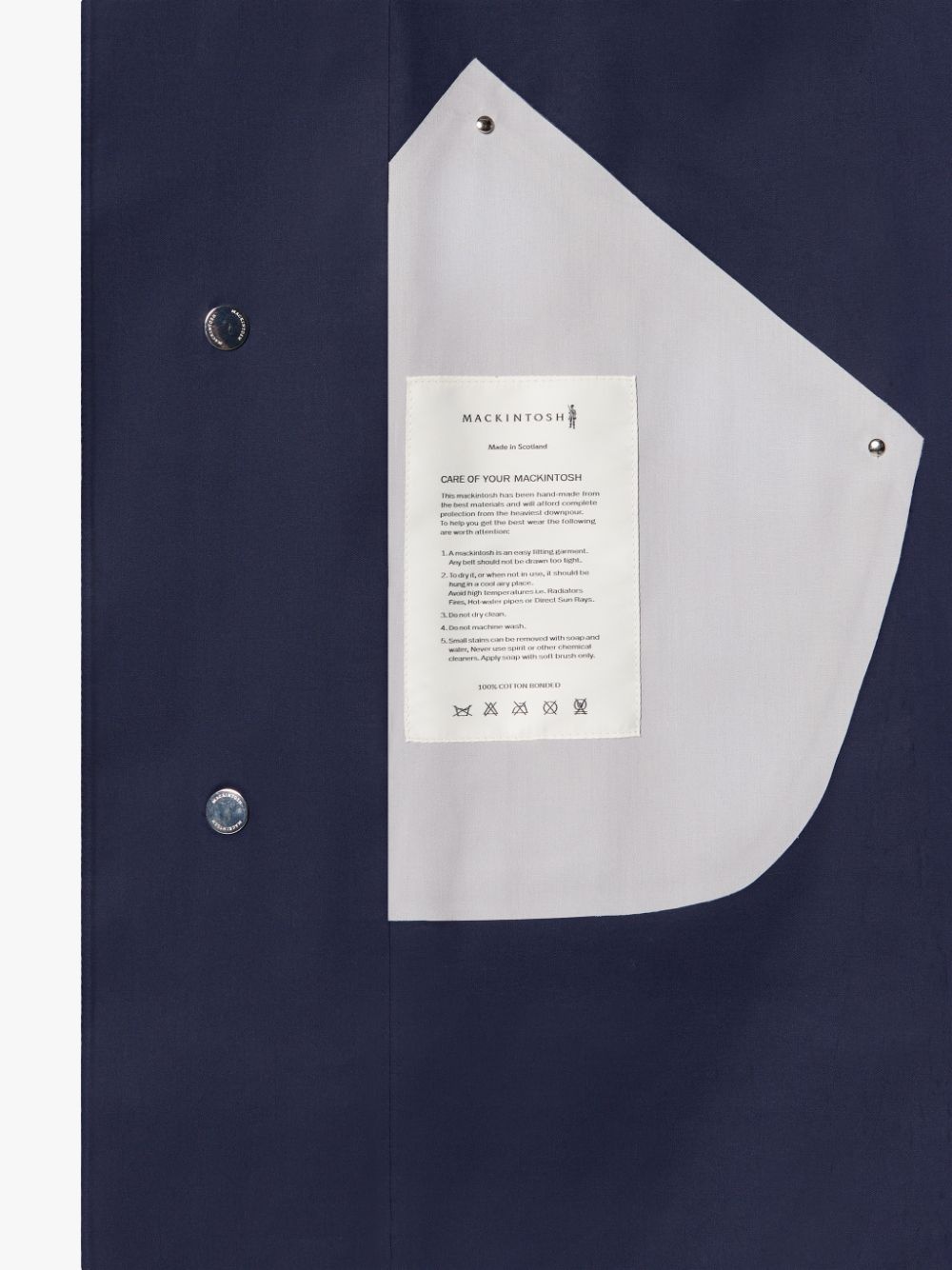 GRANISH SHORT INK BONDED COTTON HOODED COAT | GR-1036 - 6