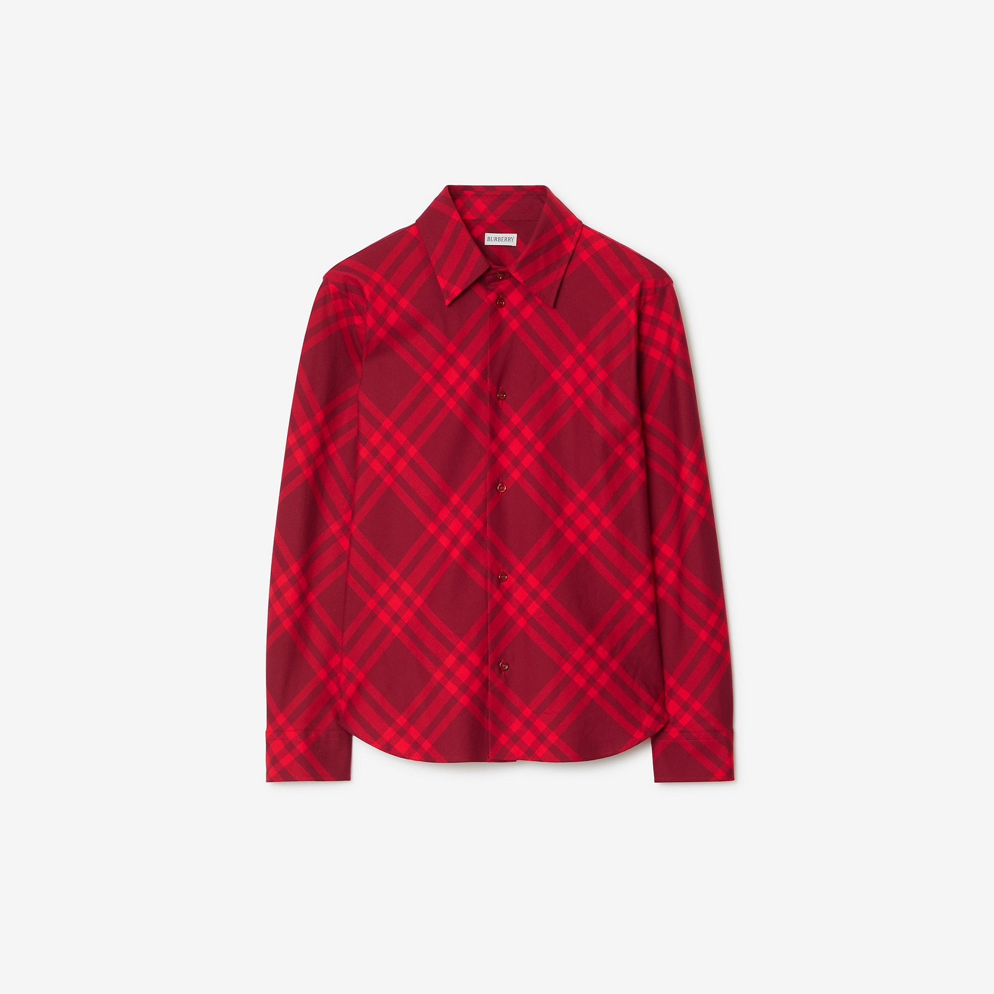 Check Cotton Flannel Shirt - 1