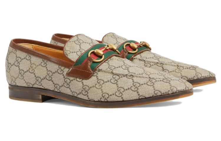 Gucci Loafer with Horsebit 'Beige' 759648-FACIQ-9756 - 3