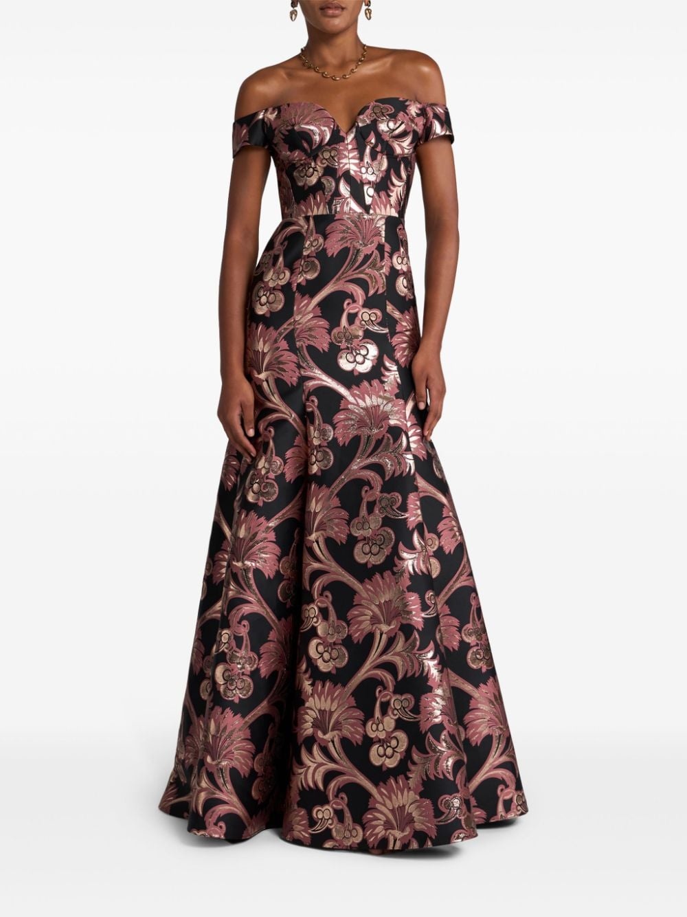 jacquard dress - 2