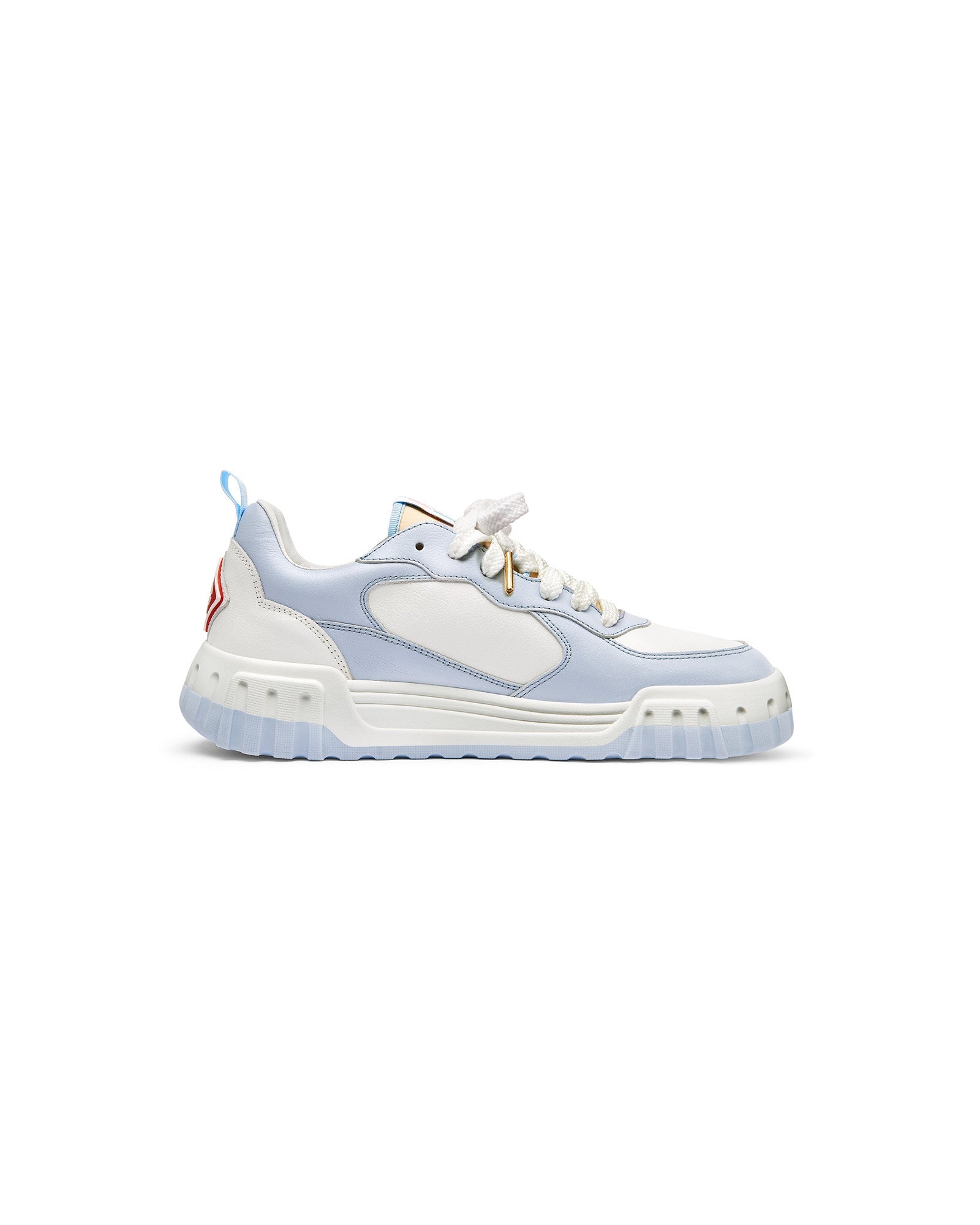 【関税込み】Casablanca ブルー＆ホワイト The Court スニーカー Casablanca The Court スニーカー | ブルー | FARFETCH JP