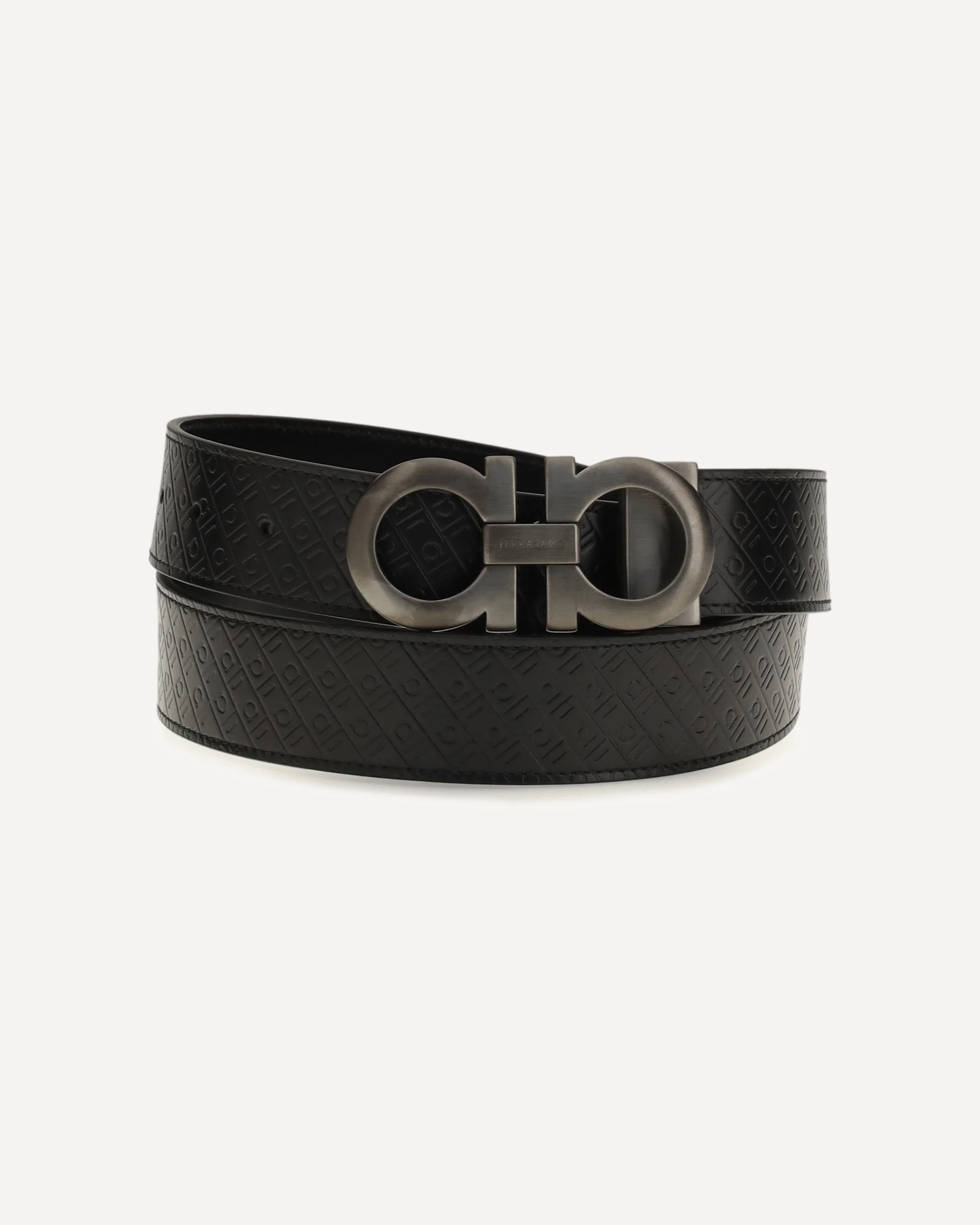 Reversible Gancini leather Belt - 1