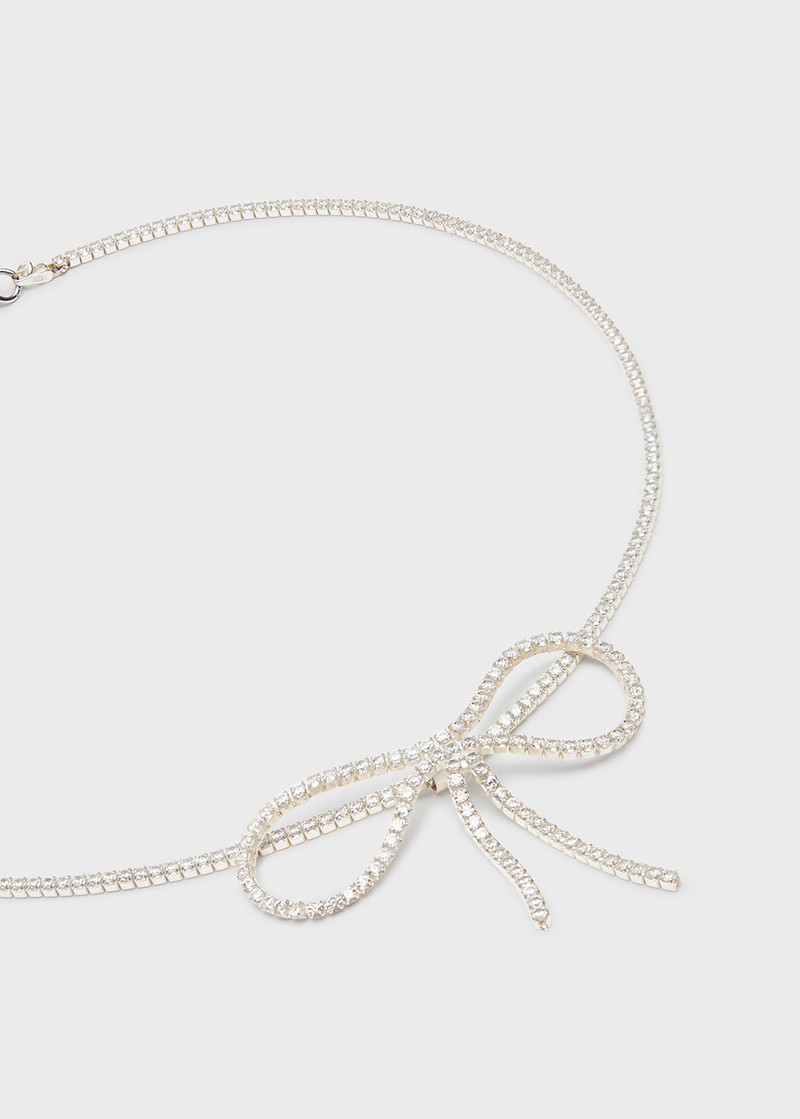 Blumarine RHINESTONE CHOKER WITH BOW outlook
