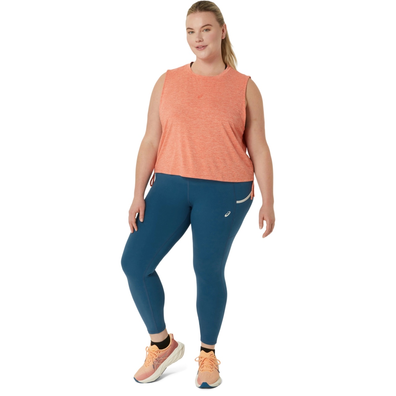 NAGINO FLEX HEATHER SLEEVELESS TOP - 11