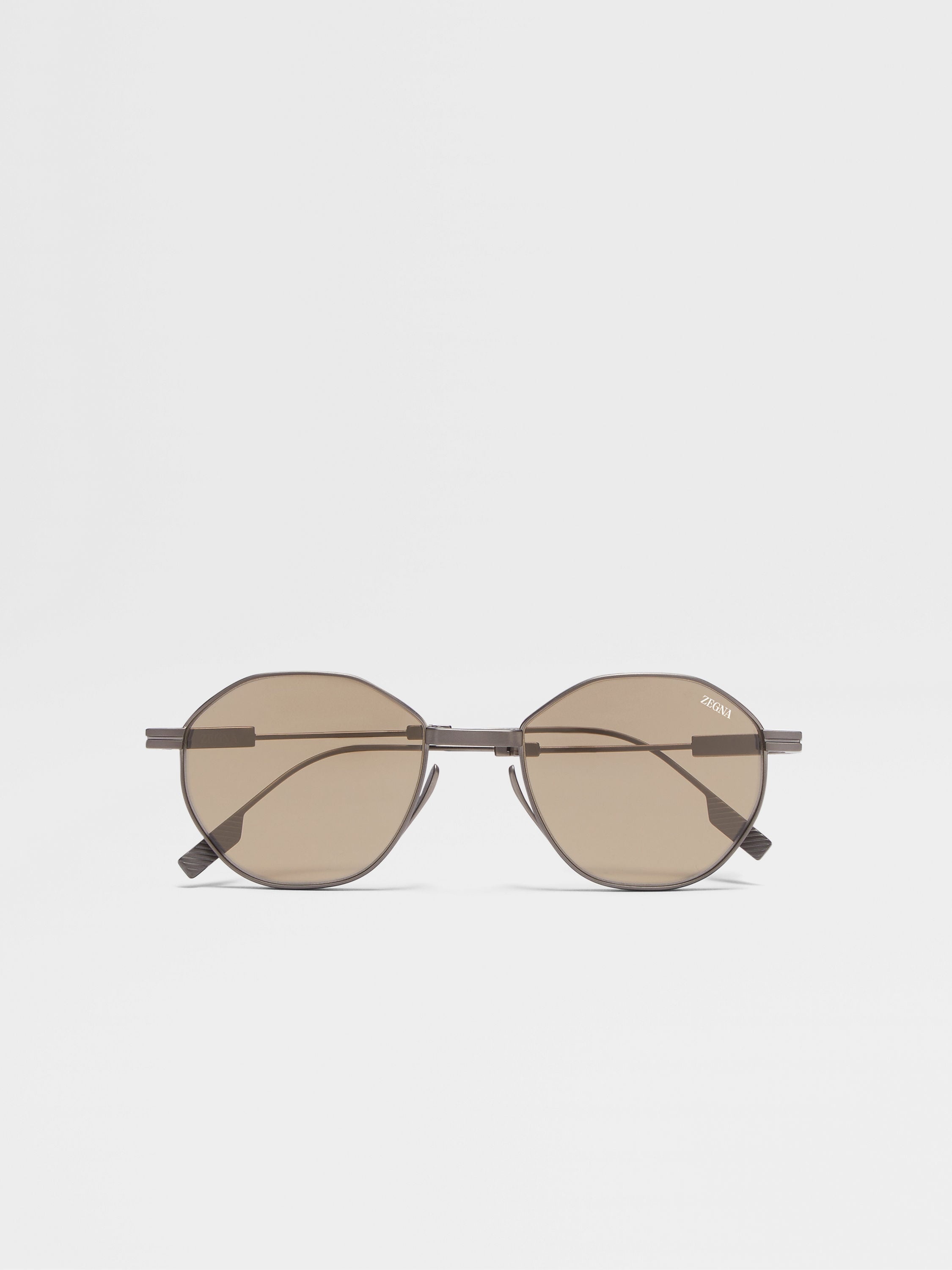 LIGHT BRONZE TITANIUM SUNGLASSES - 1