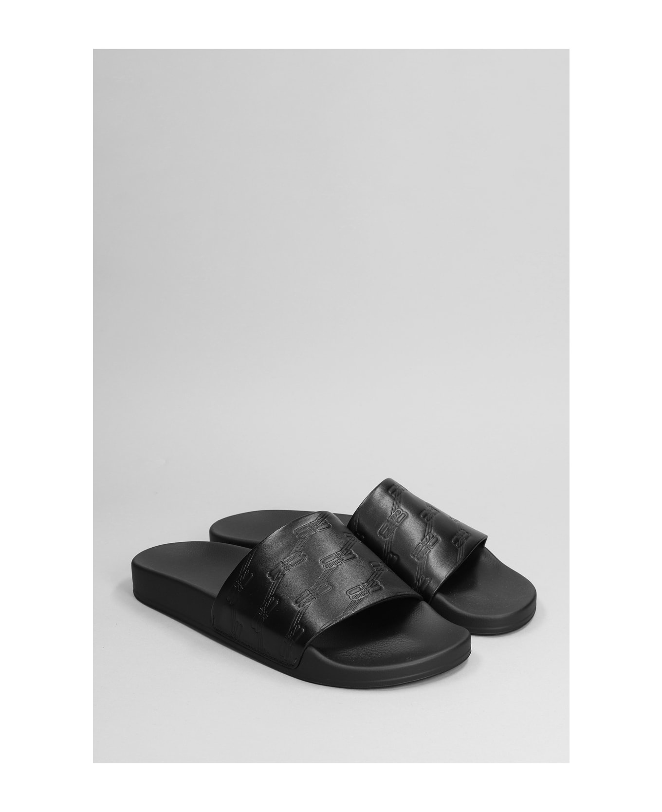 Slipper-mule In Black Leather - 2
