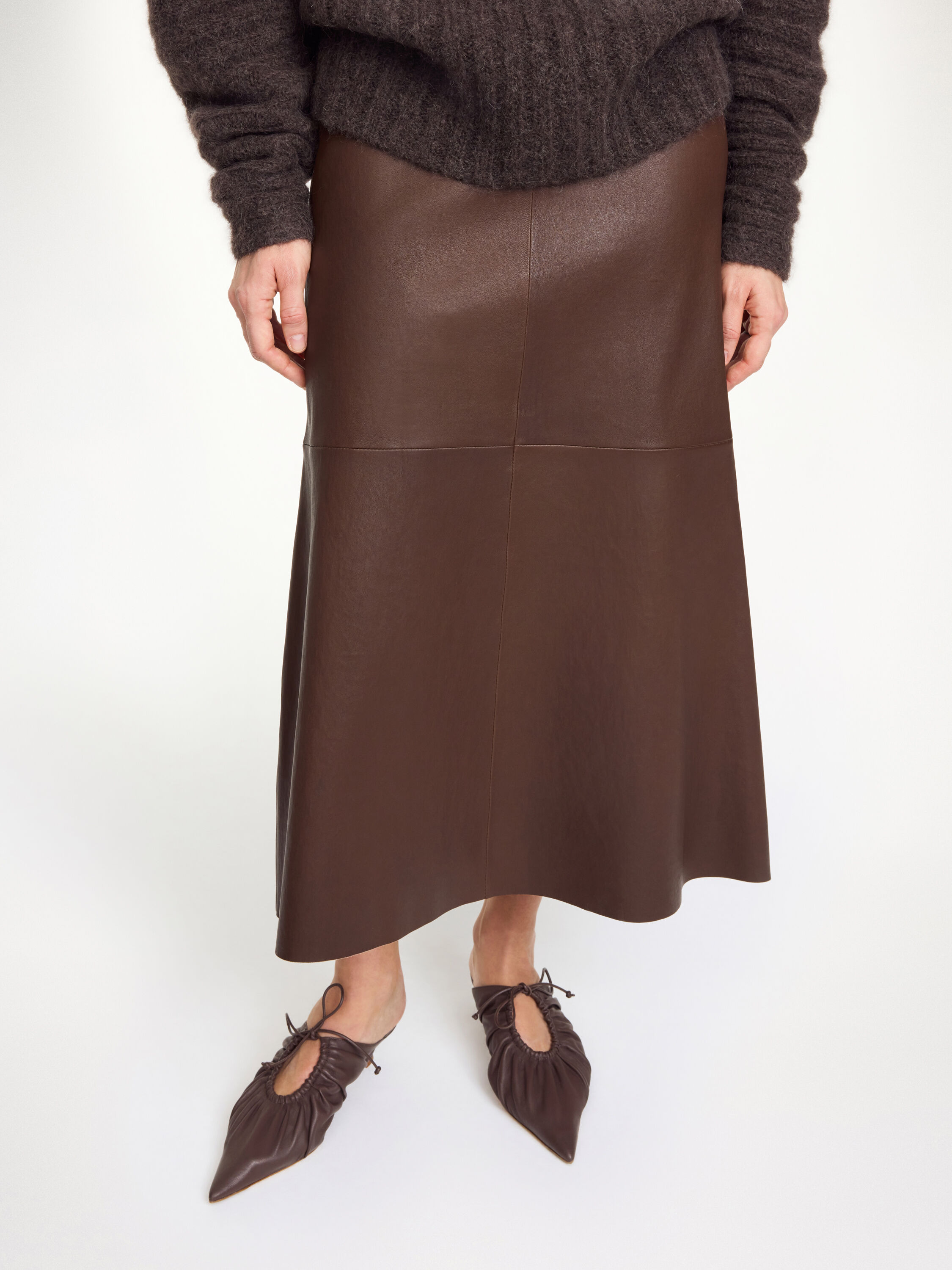 Simoas leather skirt - 4