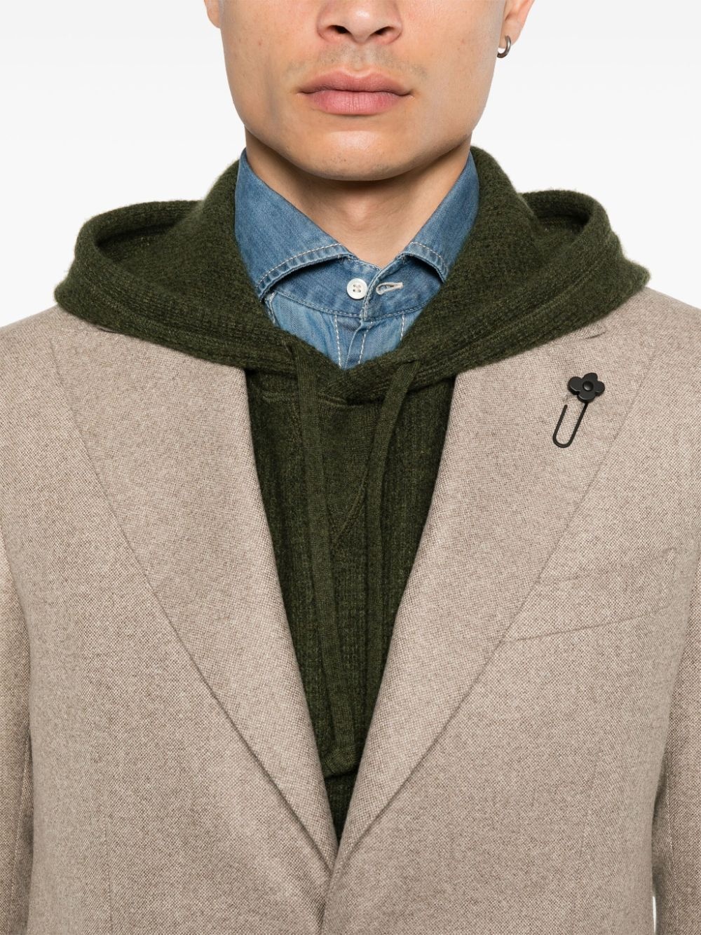 cashmere blazer - 5