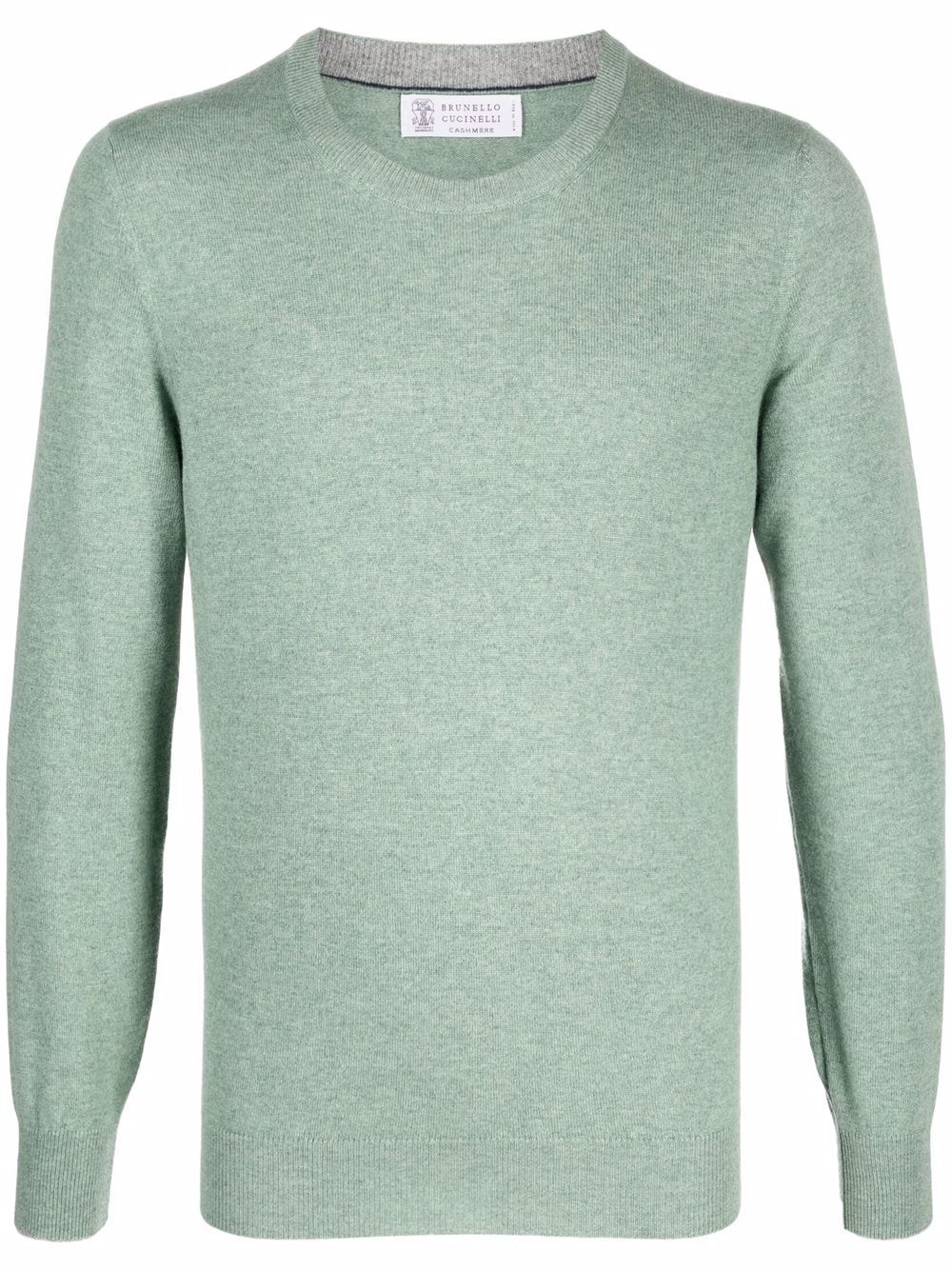 crewneck cashmere jumper - 1