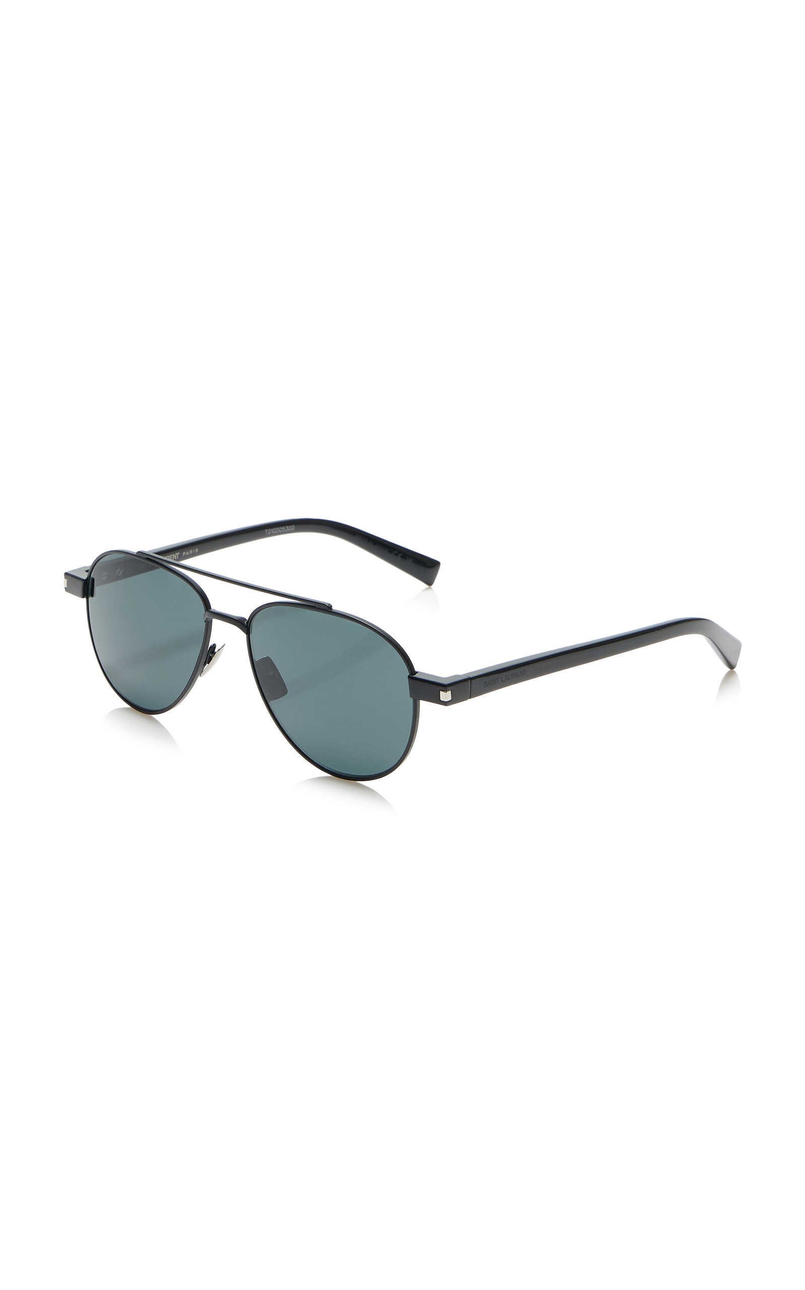 Aviator-Frame Metal Sunglasses black - 3