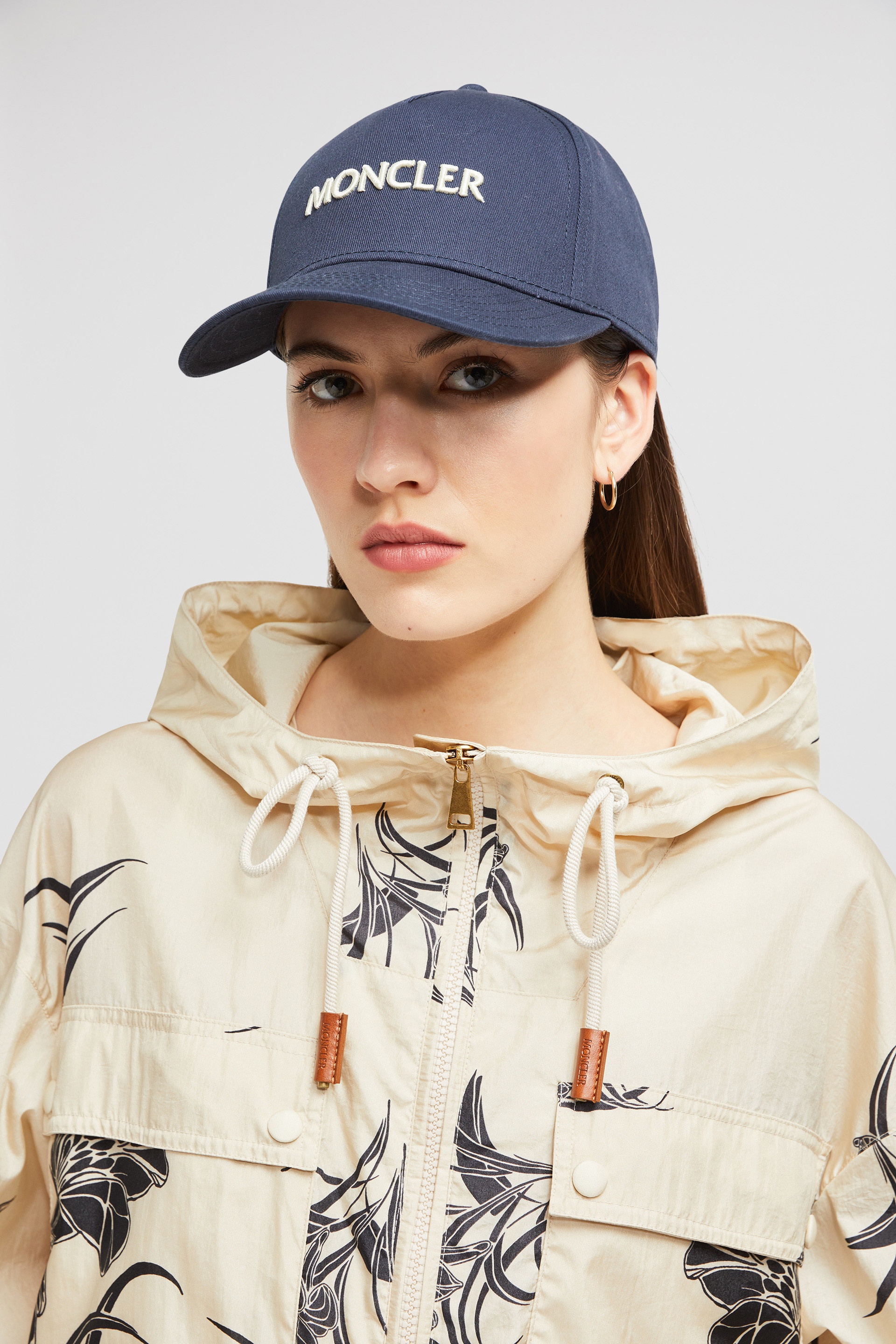 Embroidered Logo Gabardine Baseball Cap - 6