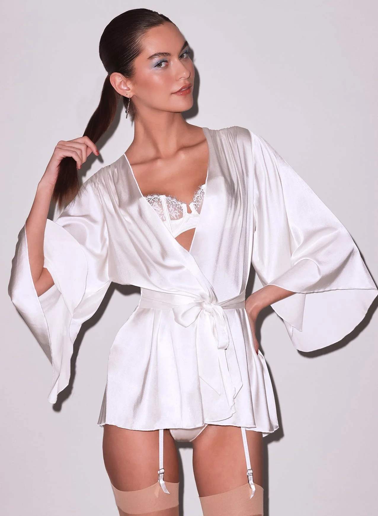 Angel Sleeve Robe - 1