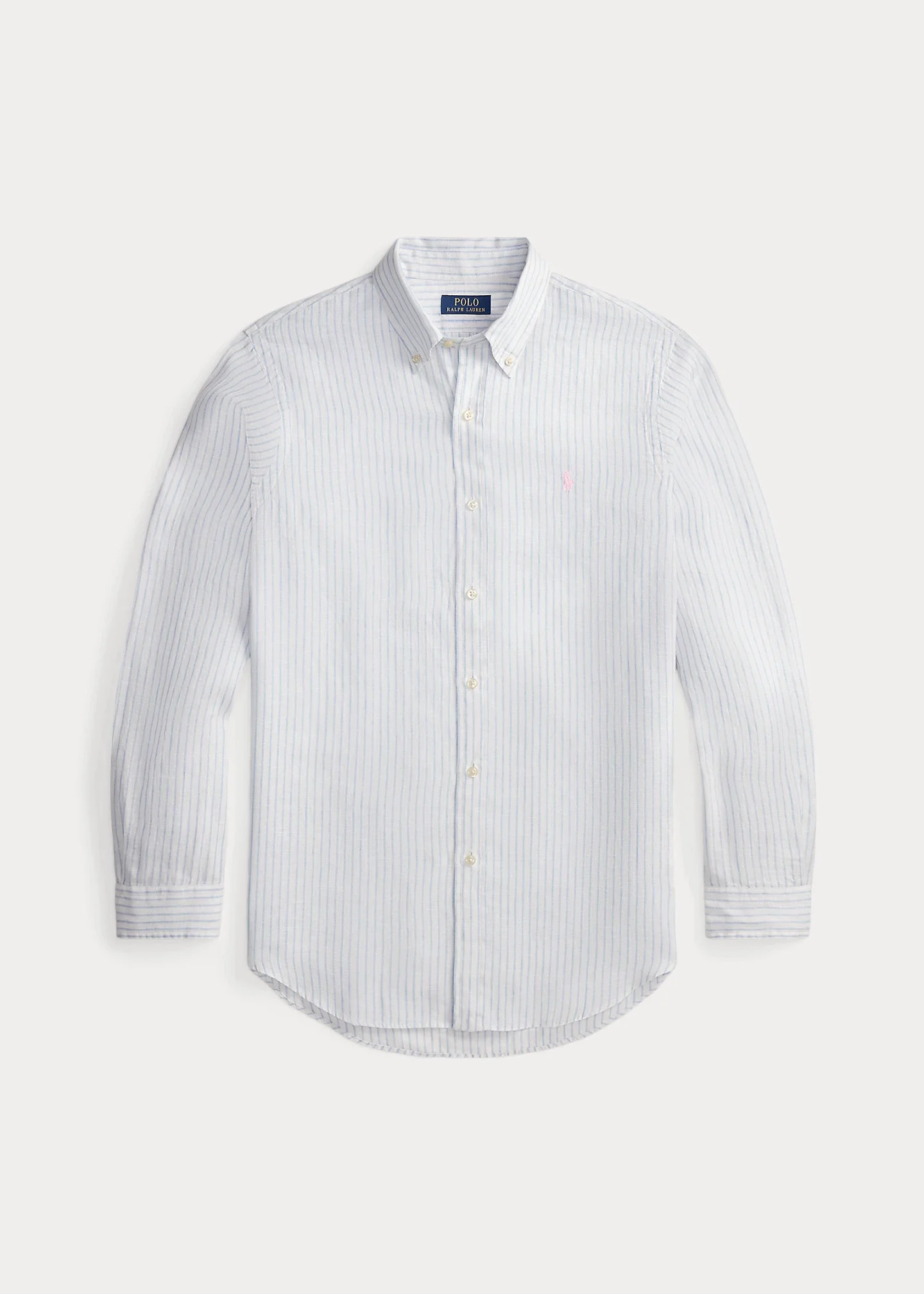 Classic Fit Striped Linen Shirt - 1