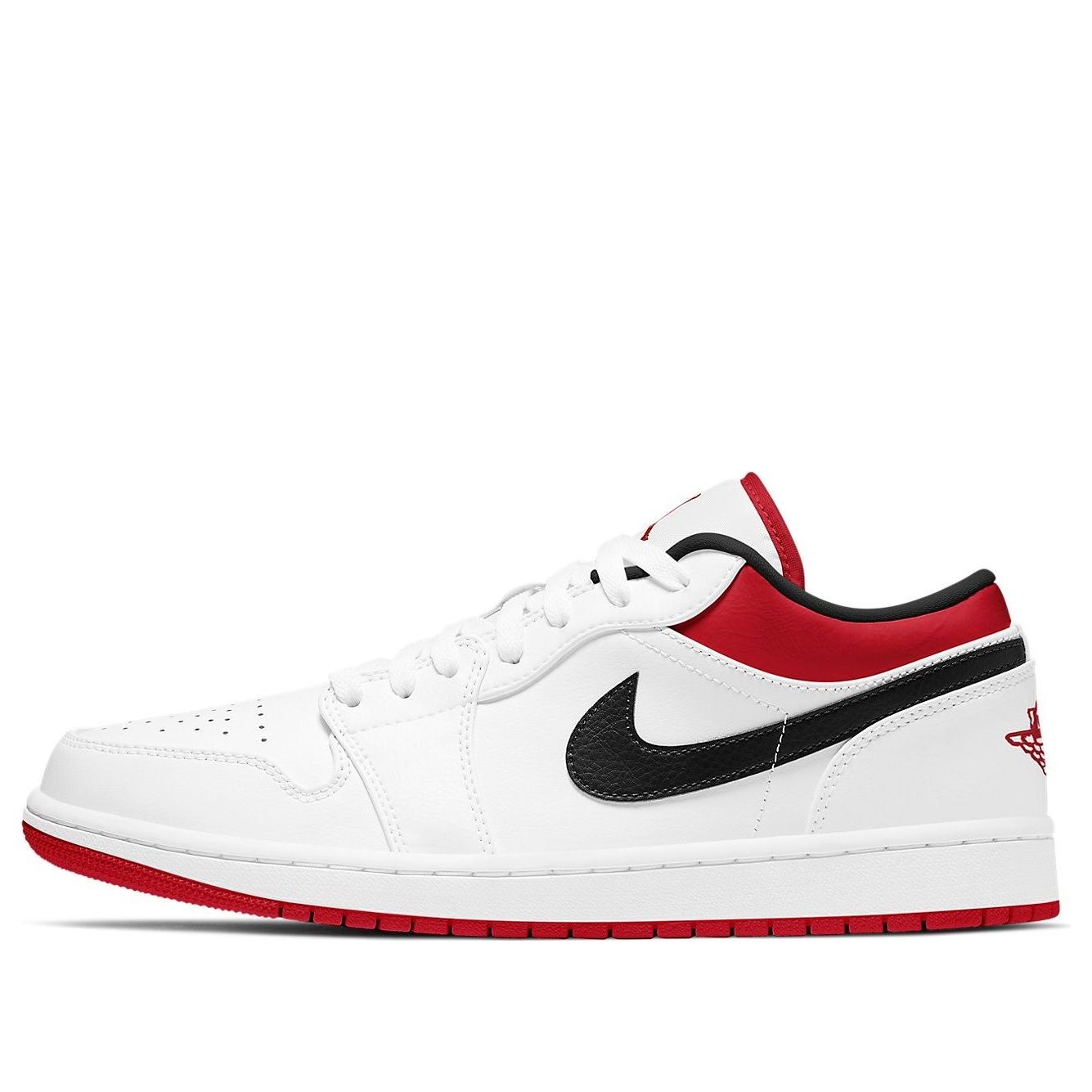 Air Jordan 1 Low 'White University Red' 553558-118 - 1