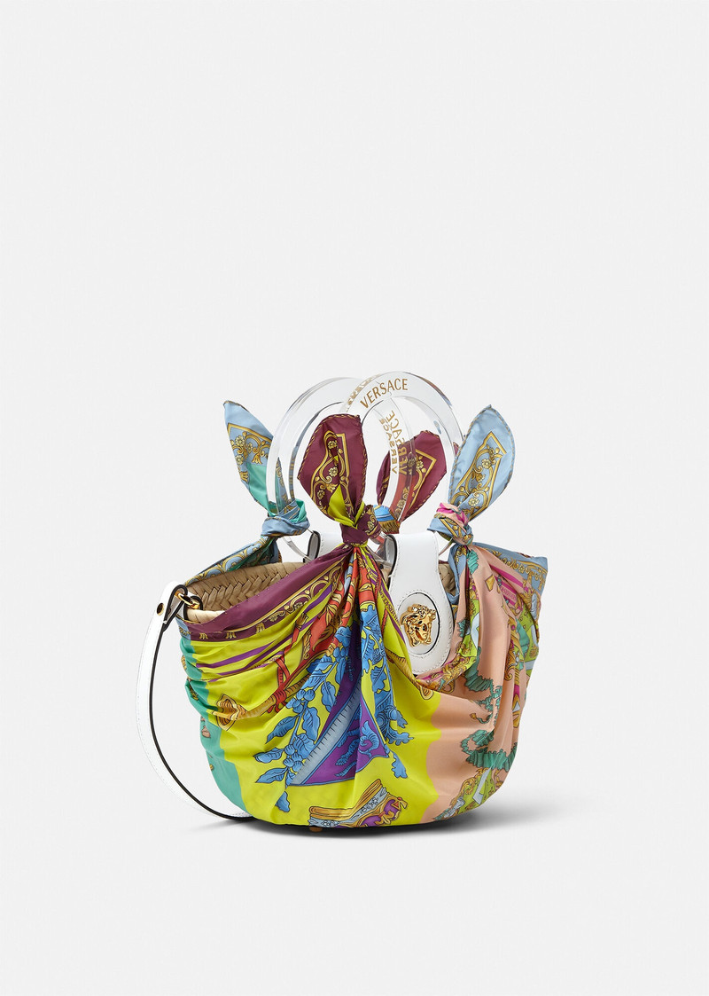 VERSACE La Medusa Foulard Basket Bag outlook
