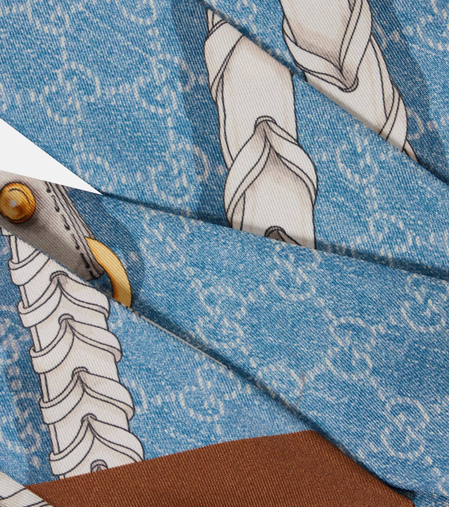 GG silk scarf - 4