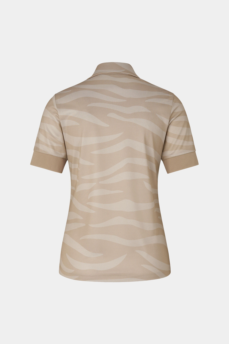 BOGNER Calysa functional polo shirt in Beige outlook
