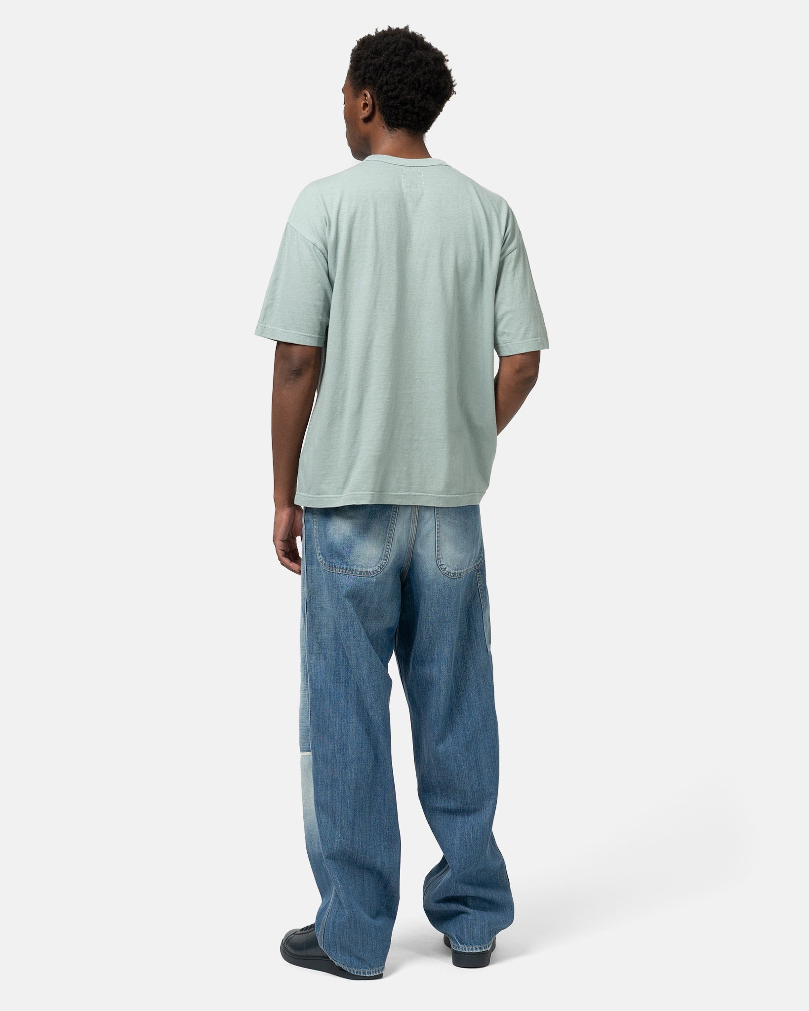 Jumbo Tee S/S DMGD Lt. Green - 3