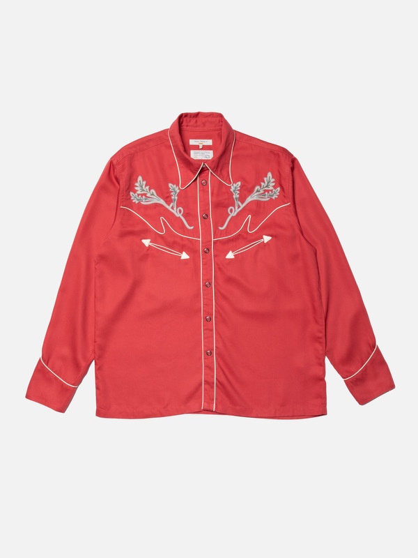 Gonzo Vines Cowboy Shirt Red - 2
