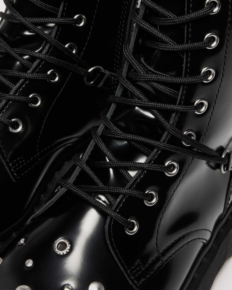JADON HI Studded Buttero Leather Platform Boots 4