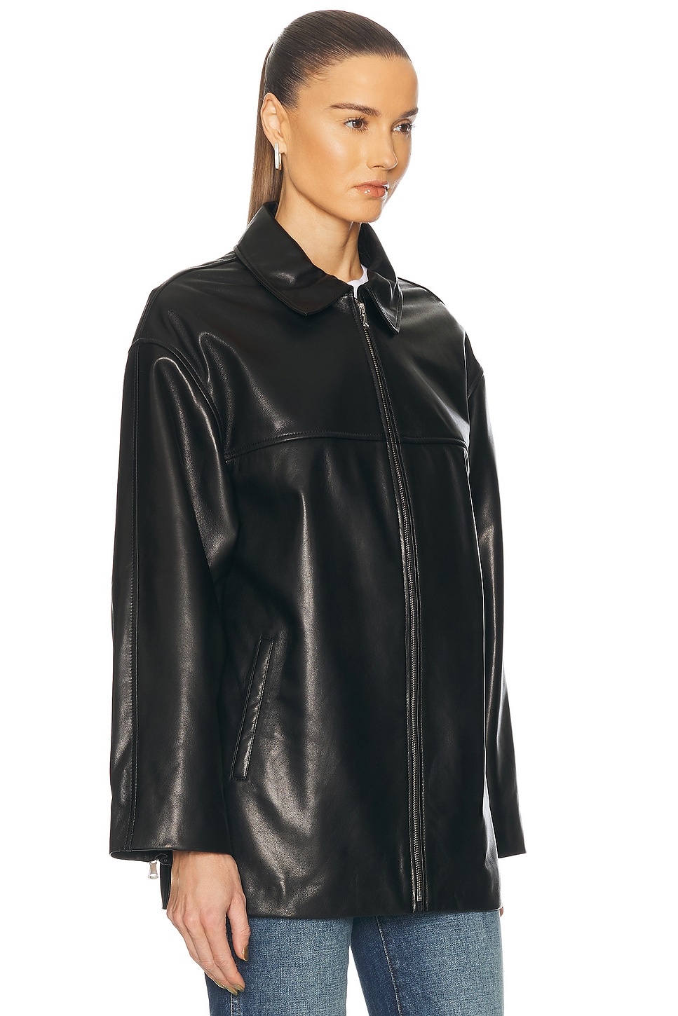 Layne Sleek Leather Jacket - 3