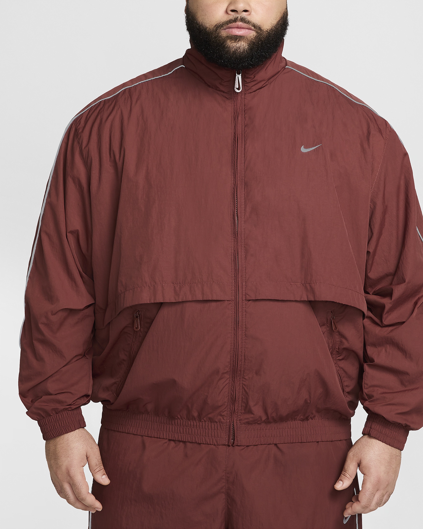 Nike Sportswear Solo Swoosh Men's Woven Track Jacket - 14